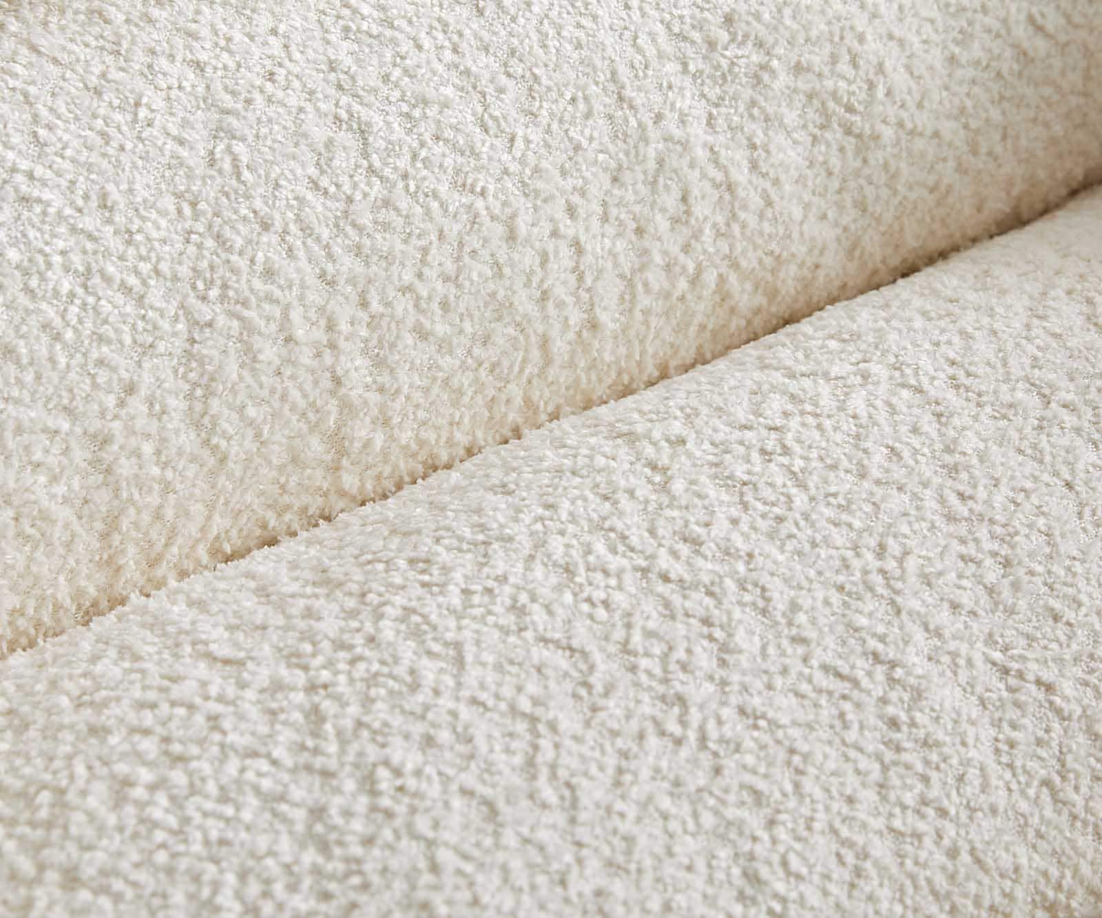 Boxspringbett Dream-Well Bouclé Creme-Weiß 200x200 cm mit Taschenfederkernmatratze und Topper Visco 2 Boxspringbett Dream-Well Bouclé Creme-Weiß 200x200 cm mit Taschenfederkernmatratze und Topper Visco 2