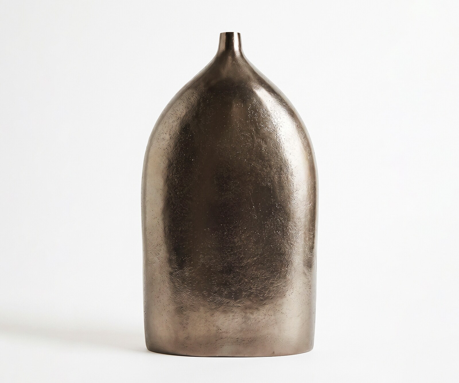 Vase Ogiva l32 x P16 x H56 cm Aluminium Mokka Bronze Moulé