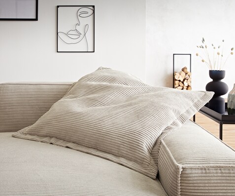 Wurfkissen Sirpio 70x70 Cord Beige