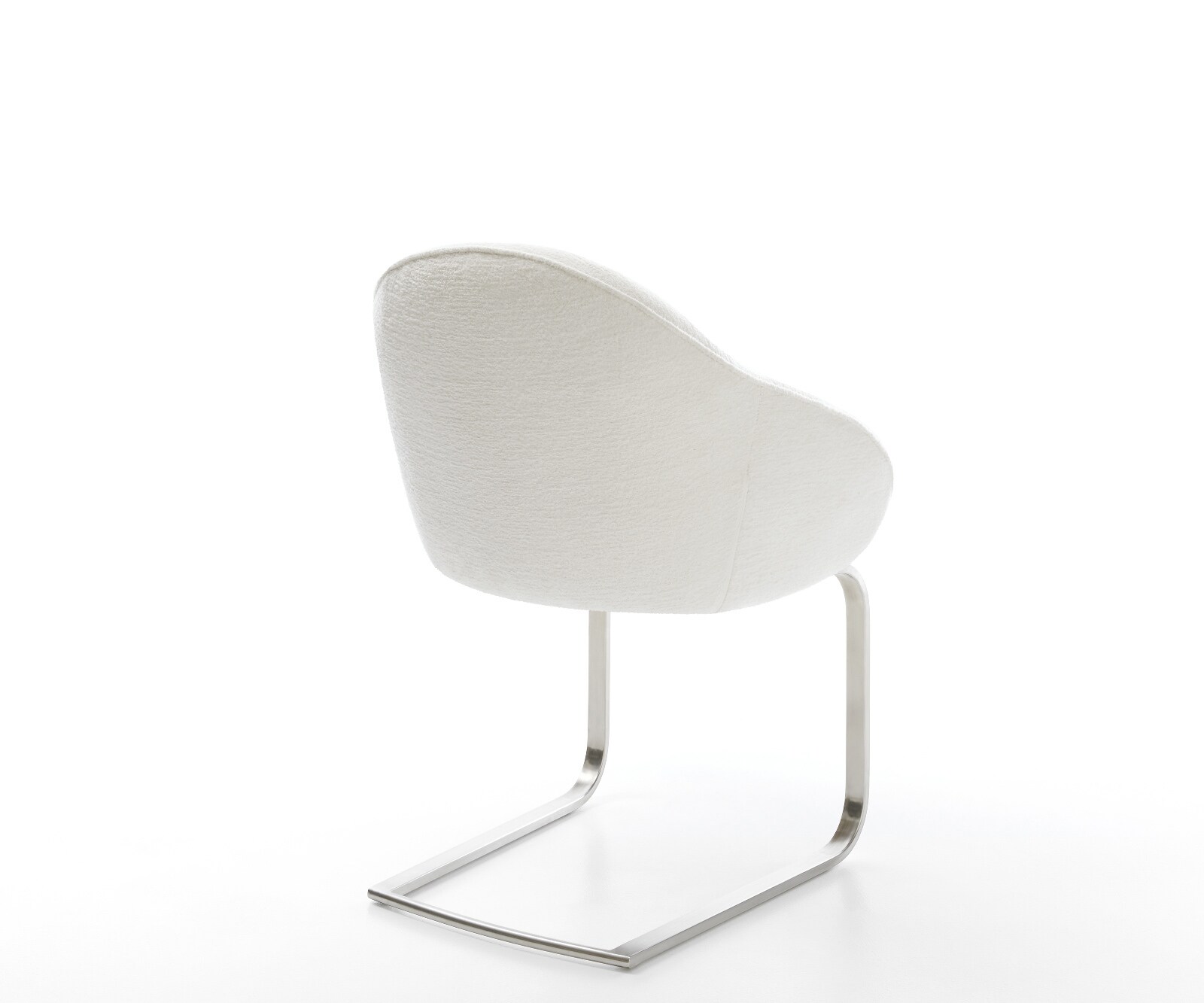Freischwinger Gaio-Flex Bouclé Soft Beige Freischwinger flach Edelstahl 4