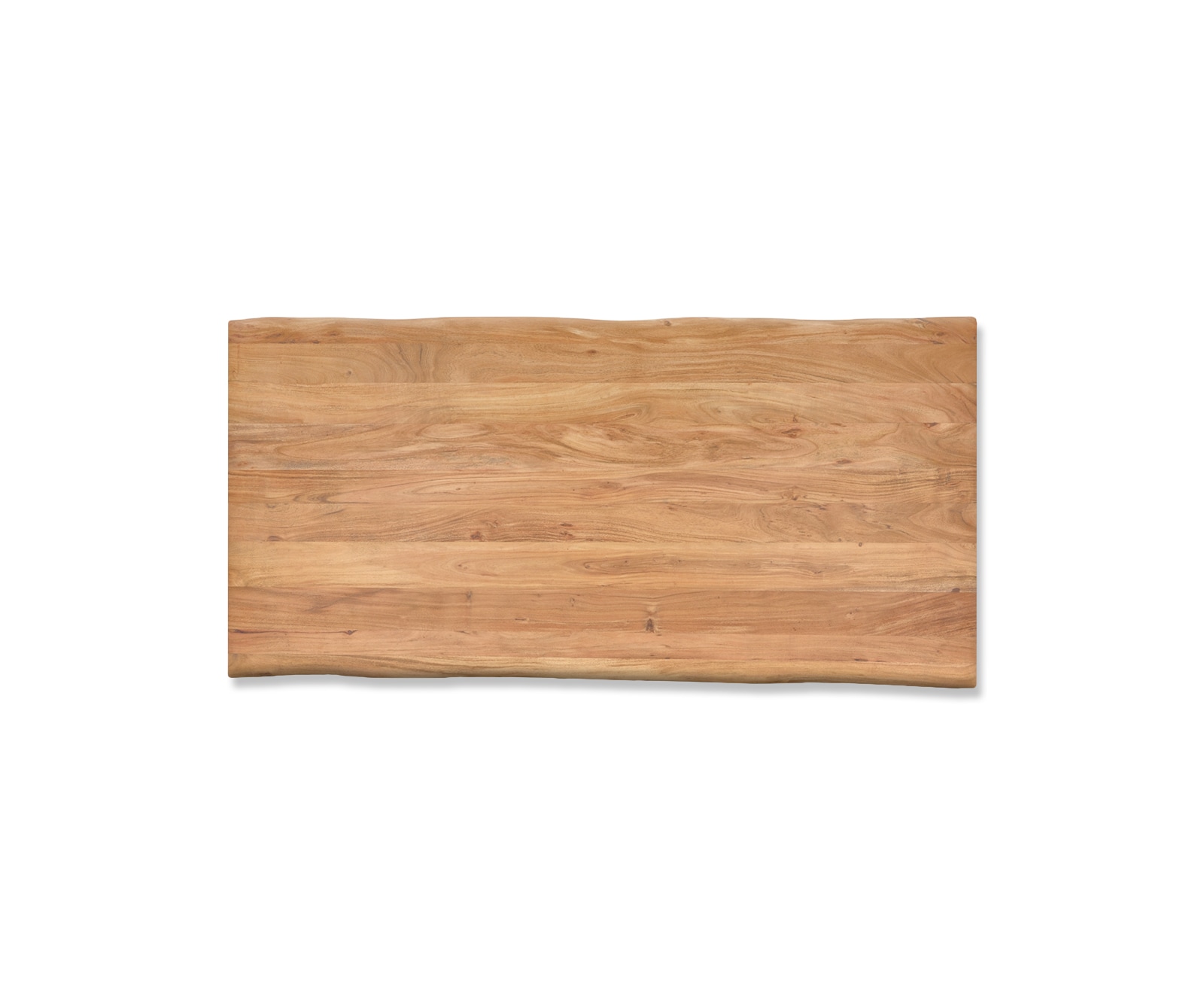 Esstisch Edge 200x100 XL Akazie Natur Spider Flachstahl Schwarz Live-Edge 4