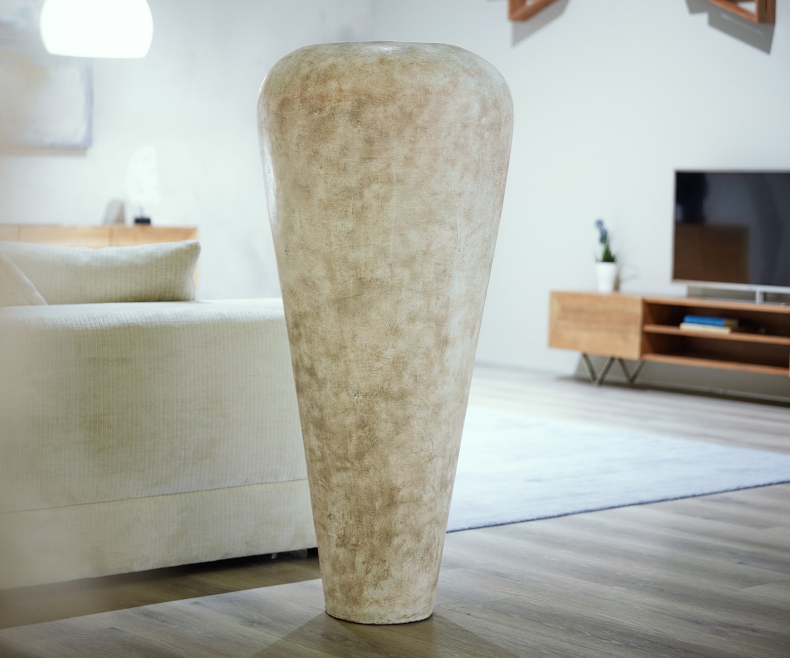 J-Line Venus Figur Zement Weiß - 2er Set Modern Deko