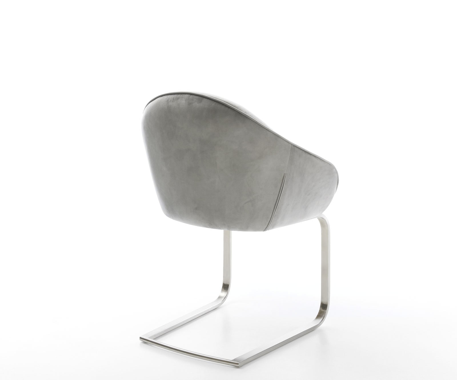 Freischwinger Gaio-Flex Samt Grau Freischwinger flach Edelstahl 3 Freischwinger Gaio-Flex Samt Grau Freischwinger flach Edelstahl 3