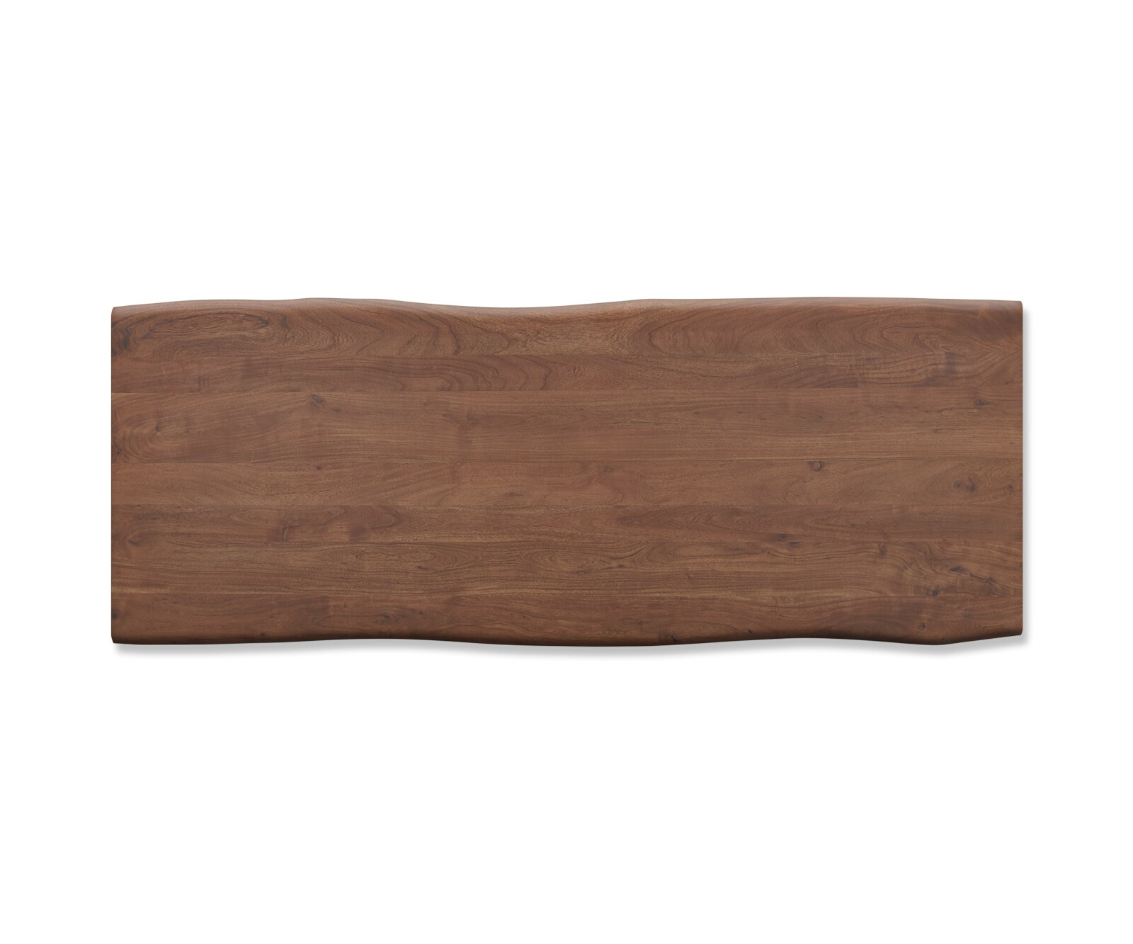Esstisch Edge 260x100 XL Akazie Braun Metall Schmal schwarz Live-Edge 3