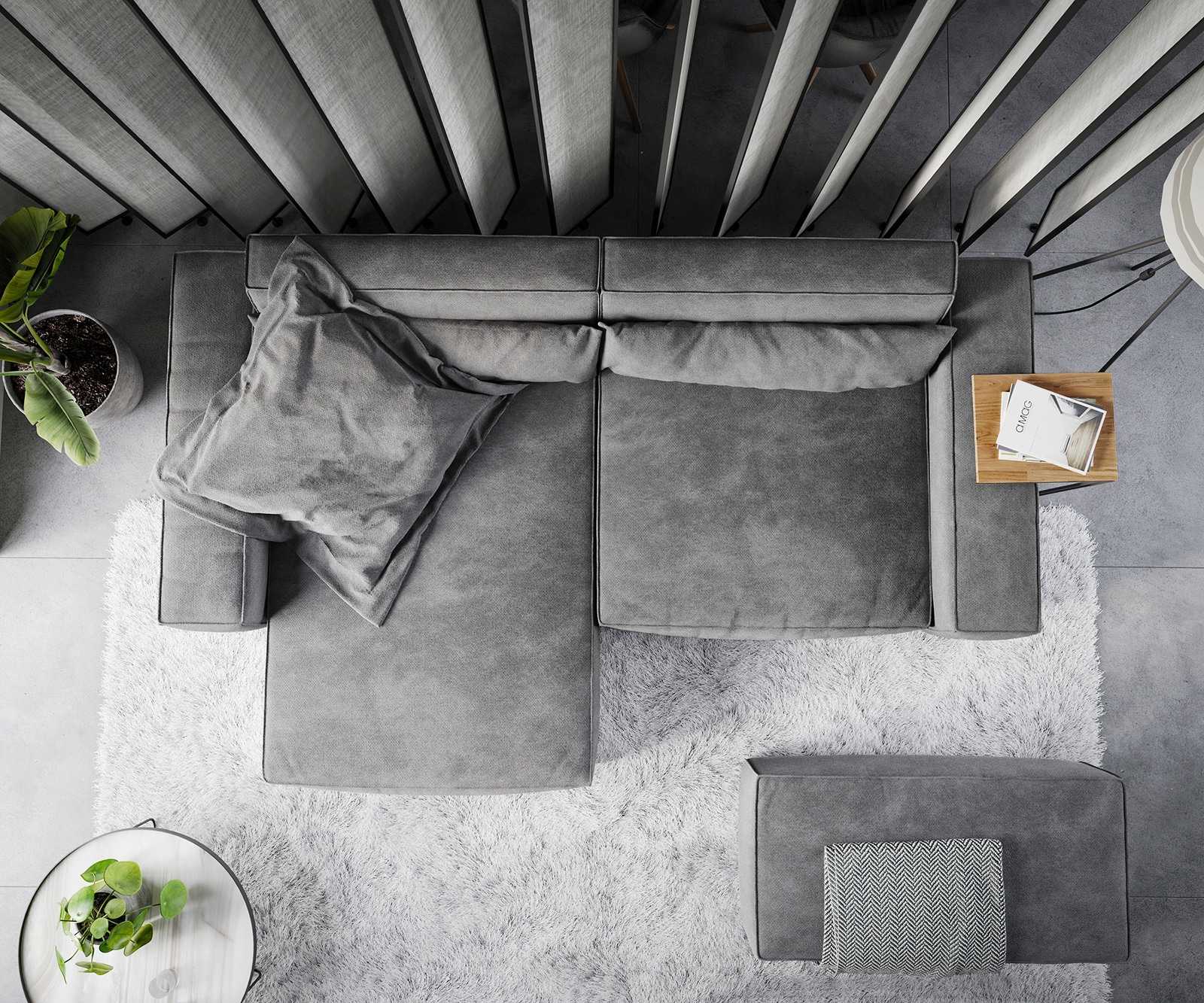 Ecksofa Sirpio XL 270x170 cm Mikrofaser Taupe Recamiere variabel mit Hocker 5 Ecksofa Sirpio XL 270x170 cm Mikrofaser Taupe Recamiere variabel mit Hocker 5