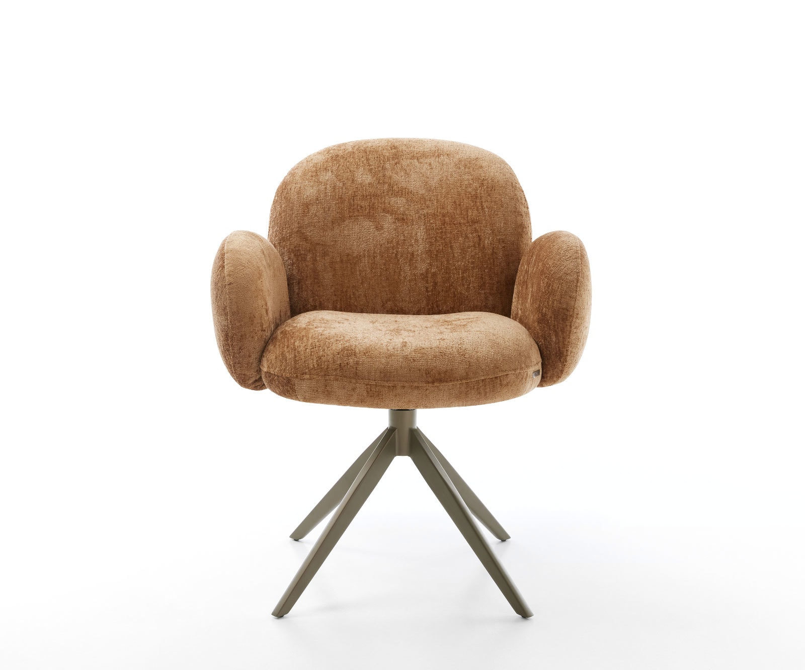 Drehstuhl Nube-Flex mit Armlehnen Chenille Rost Kreuzgestell breit Effektfinish Titan 360° drehbar Wippfunktion Taschenfederkern 1 Drehstuhl Nube-Flex mit Armlehnen Chenille Rost Kreuzgestell breit Effektfinish Titan 360° drehbar Wippfunktion Taschenfederkern 1