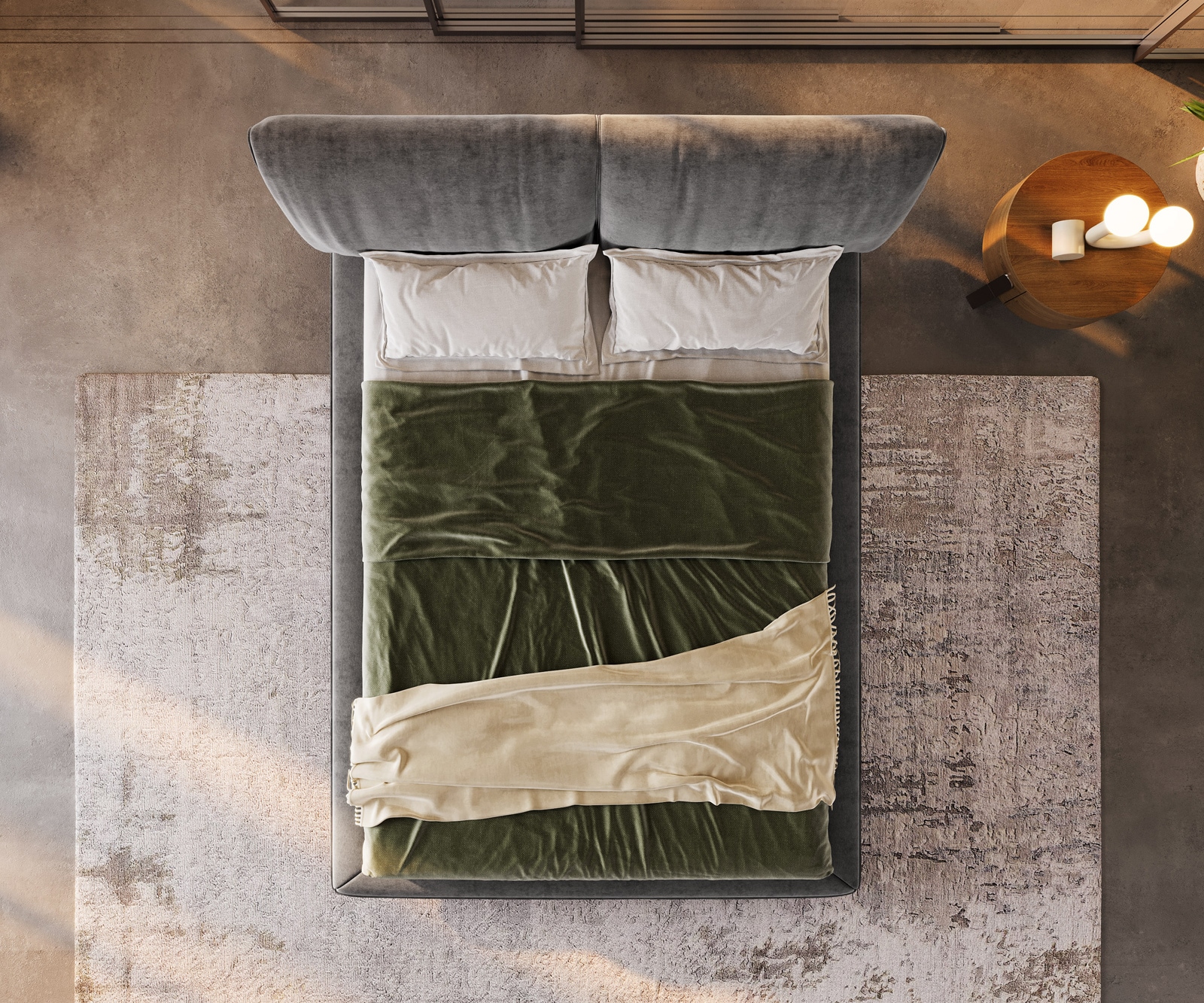 Polsterbettgestell Cusino 140x200 cm Mikrofaser Grau 5 Polsterbettgestell Cusino 140x200 cm Mikrofaser Grau 5