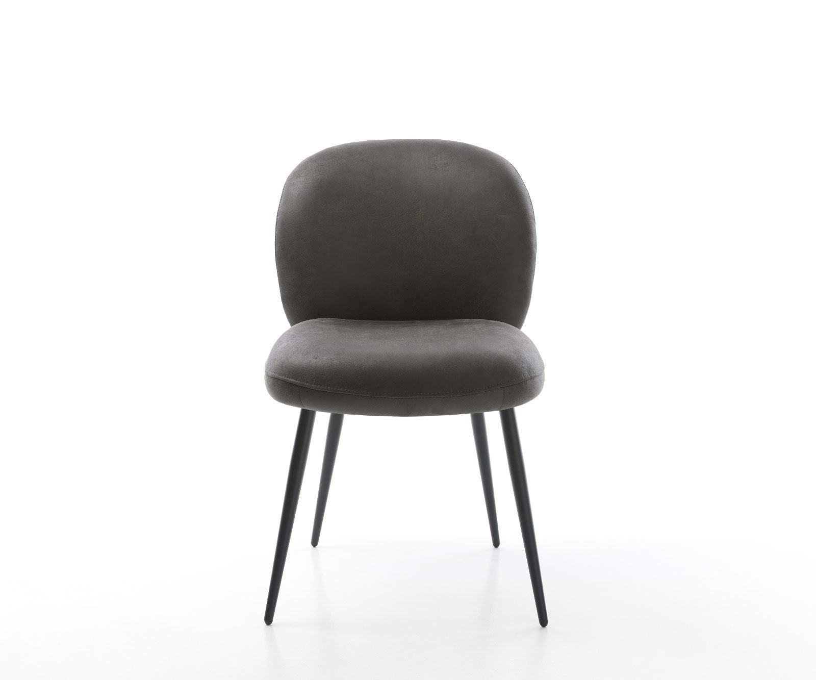 Esszimmerstuhl Nube-Flex Mikrofaser Anthrazit Vintage 4-Fuß konisch Schwarz Taschenfederkern 1 Esszimmerstuhl Nube-Flex Mikrofaser Anthrazit Vintage 4-Fuß konisch Schwarz Taschenfederkern 1