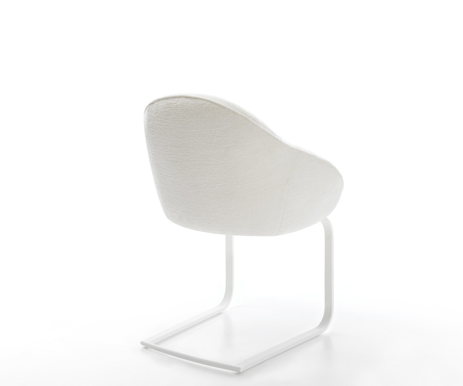 Freischwinger Gaio-Flex Bouclé Soft Beige Freischwinger flach Weiß 5