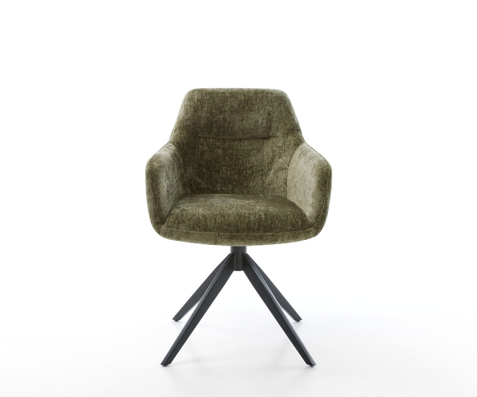Drehstuhl Pejo-Flex Chenille Olive Kreuzgestell breit Schwarz 360° drehbar Wippfunktion Taschenfederkern 1 Drehstuhl Pejo-Flex Chenille Olive Kreuzgestell breit Schwarz 360° drehbar Wippfunktion Taschenfederkern 1