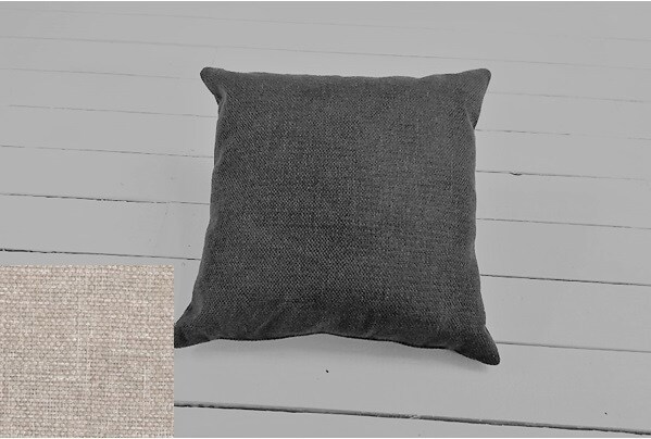 Kissen Dalma 50x50 cm Flachgewebe Hellgrau 3