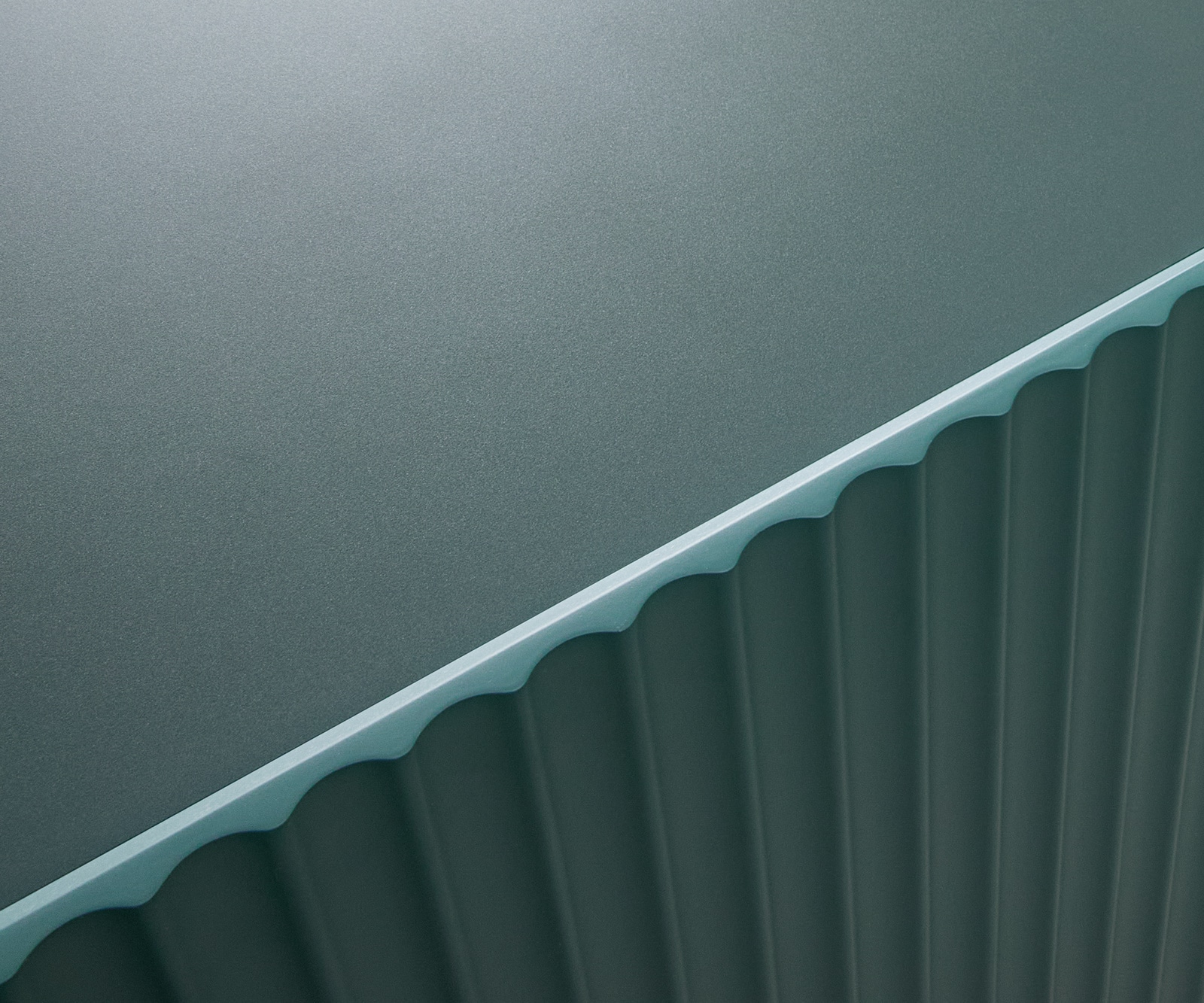 Lowboard Kelani 200 cm Petrol 4 Türen Fuß schwebend Metall Schwarz 3