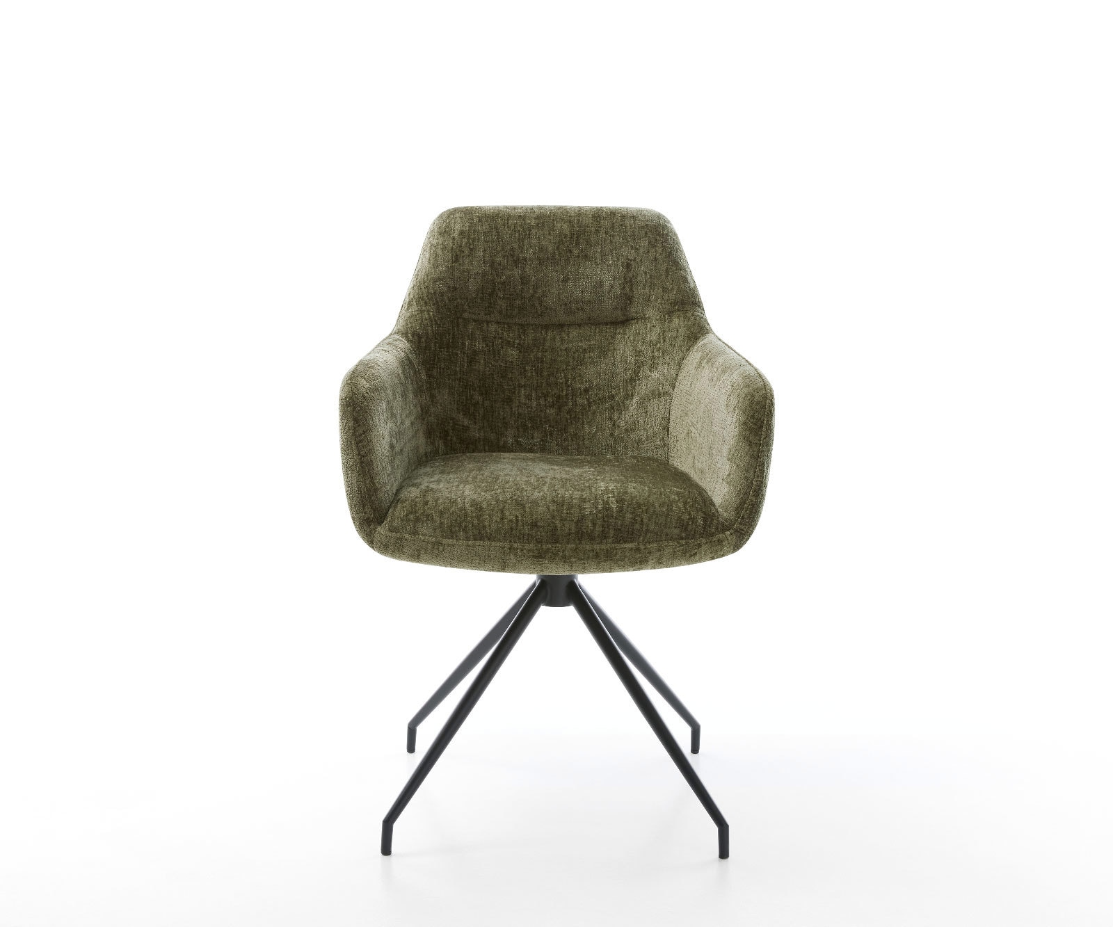 Drehstuhl Pejo-Flex Chenille Olive Kreuzgestell konisch Schwarz 180° drehbar Taschenfederkern 1 Drehstuhl Pejo-Flex Chenille Olive Kreuzgestell konisch Schwarz 180° drehbar Taschenfederkern 1