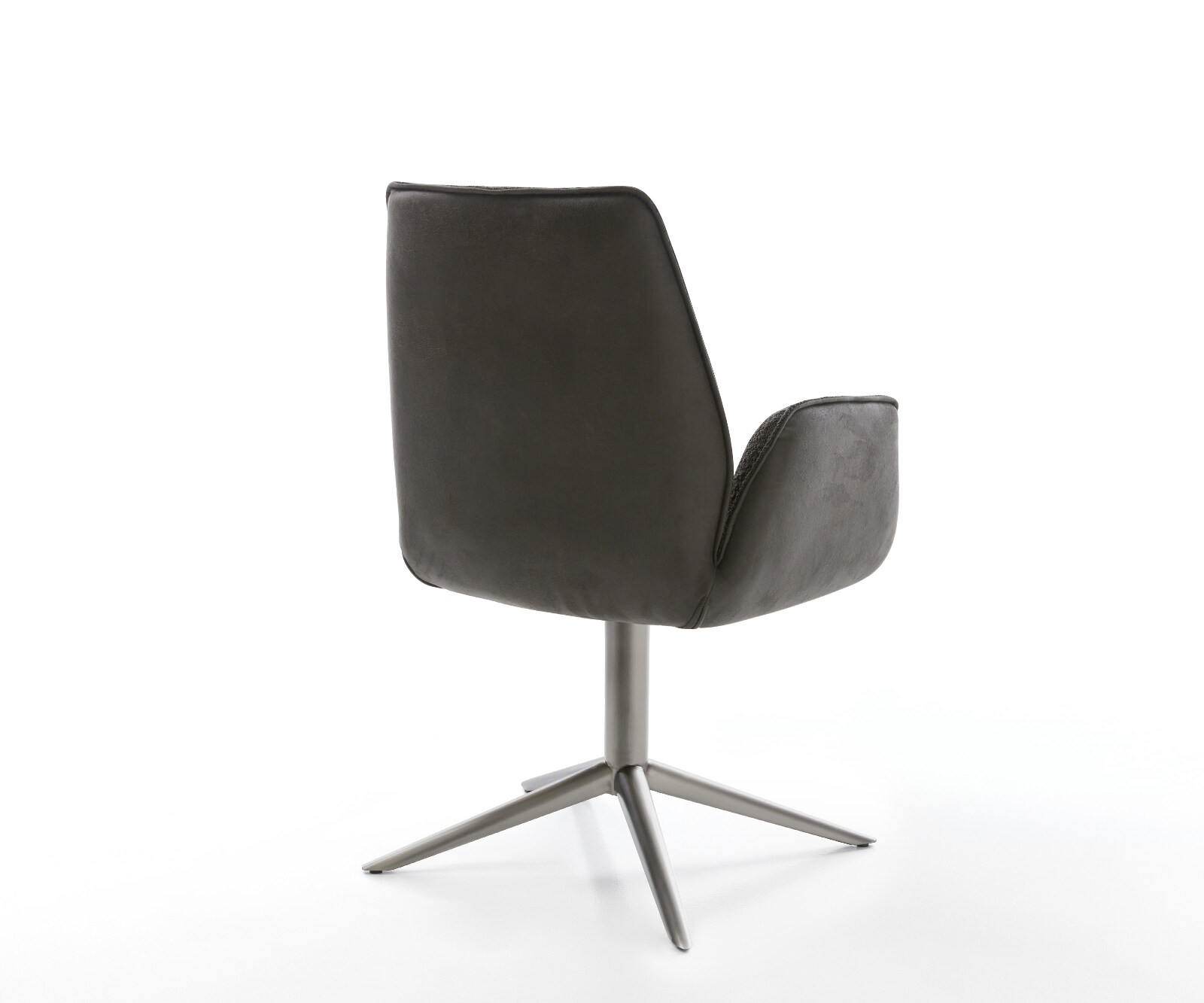 Drehstuhl Zoa-Flex Materialmix Schwarz Fußkreuz Graphit 360° drehbar Wippfunktion Taschenfederkern 5