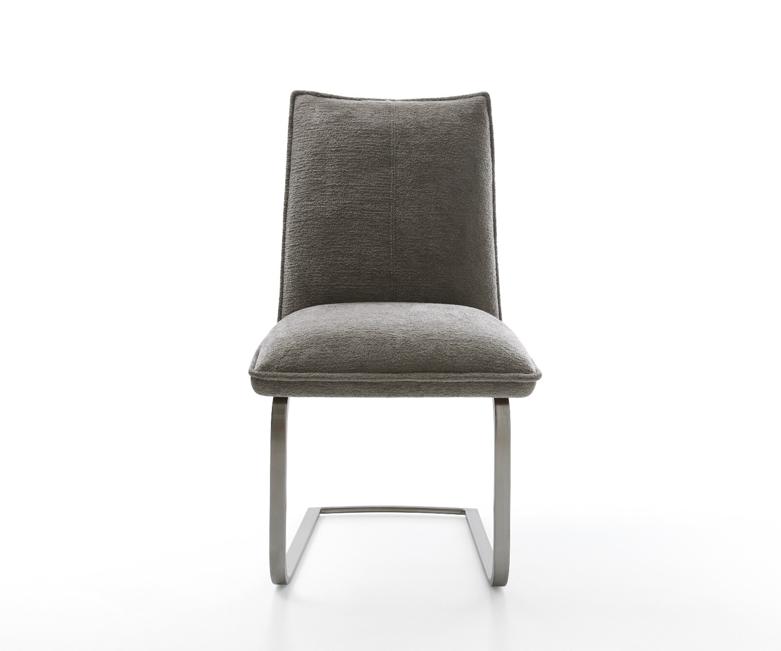 Freischwinger Lelio-Flex Bouclé Soft Schlamm Freischwinger flach Graphit Taschenfederkern 2