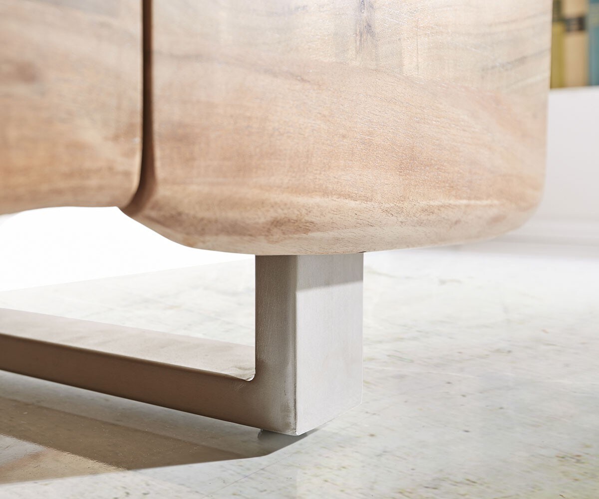 Sideboard Live-Edge 172 cm Akazie Natur 4 Türen 4 Schübe 9