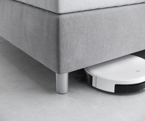 Dream Fußvariantenset Boxspringsystem alufarbig Füße Bodenfreiheit 10 cm für Bettbreite 120