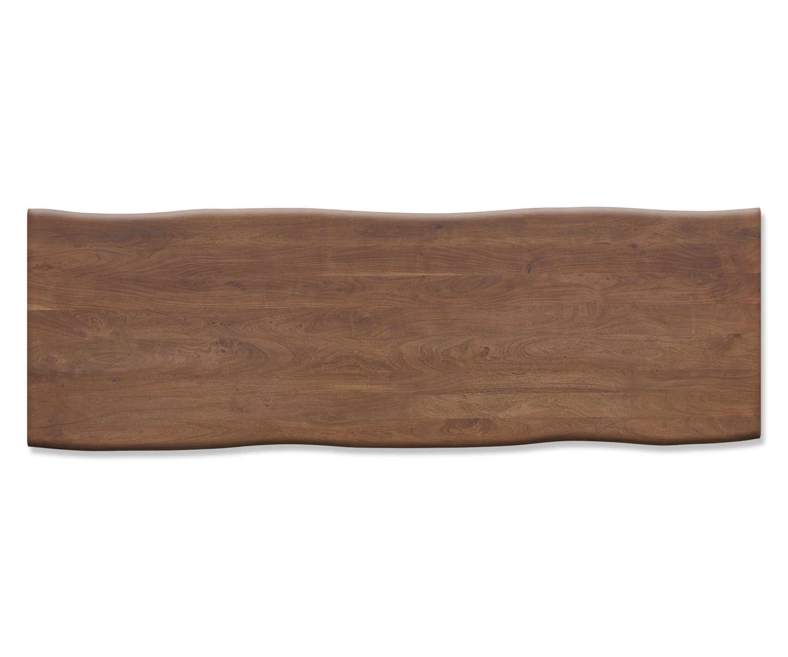 Esstischplatte Edge 300x100cm Akazie Braun Live-Edge 1 Esstischplatte Edge 300x100cm Akazie Braun Live-Edge 1