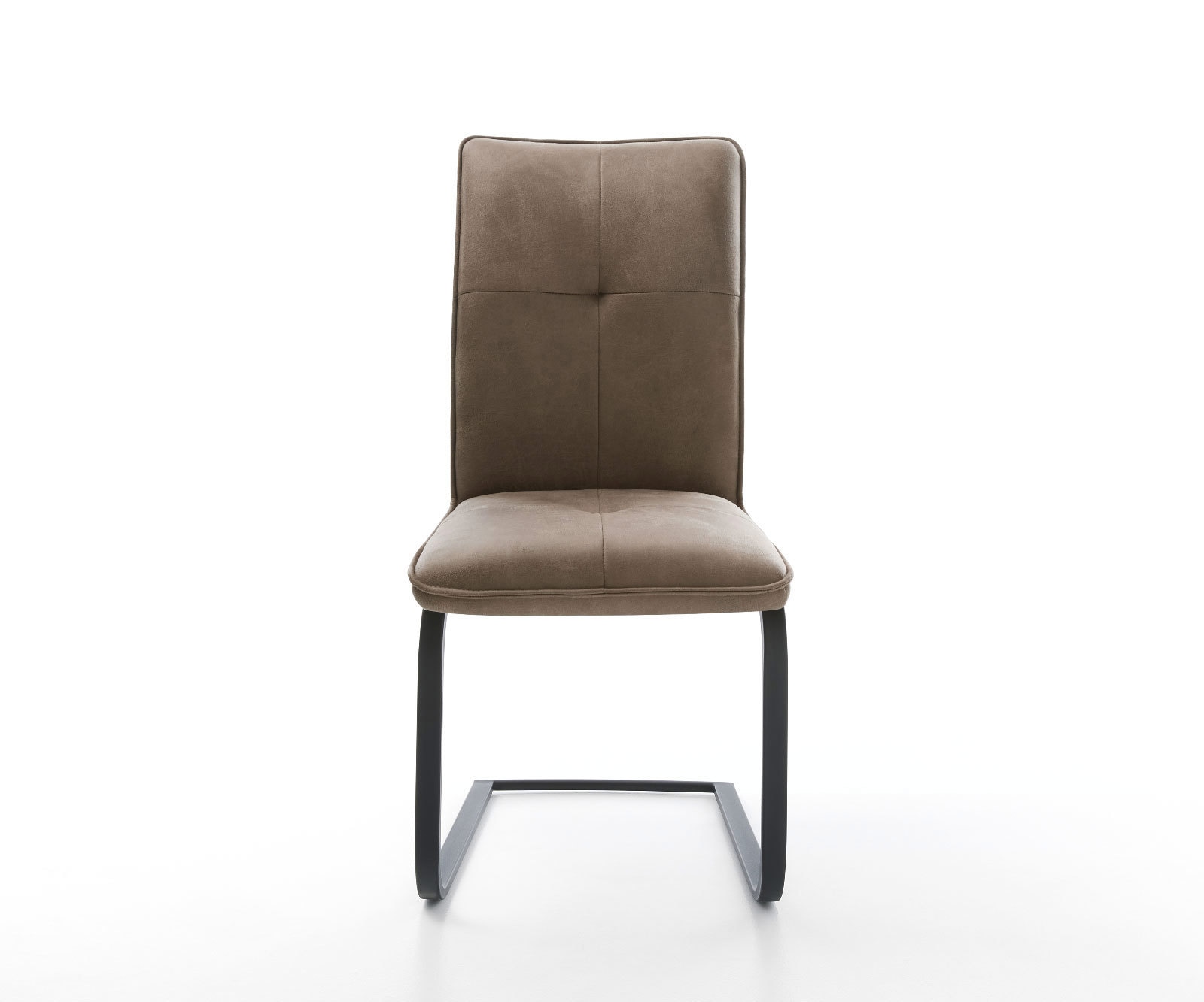 Freischwinger Maddy-Flex Mikrofaser Taupe Vintage Freischwinger flach Schwarz 1 Freischwinger Maddy-Flex Mikrofaser Taupe Vintage Freischwinger flach Schwarz 1