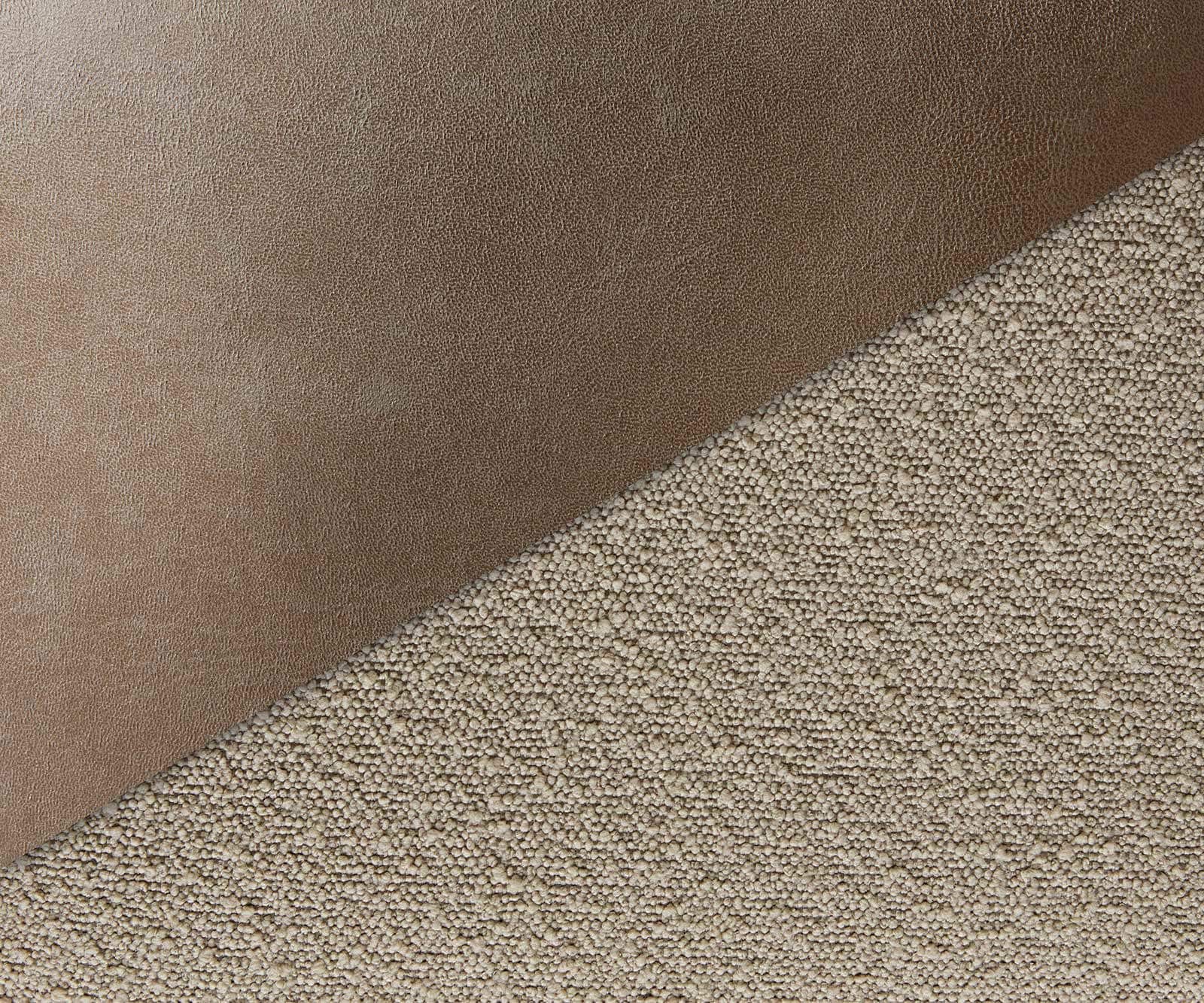 Drehstuhl Heira-Flex mit Armlehnen Materialmix Schlamm Holzgestell kantig Natur 180° drehbar Taschenfederkern 3