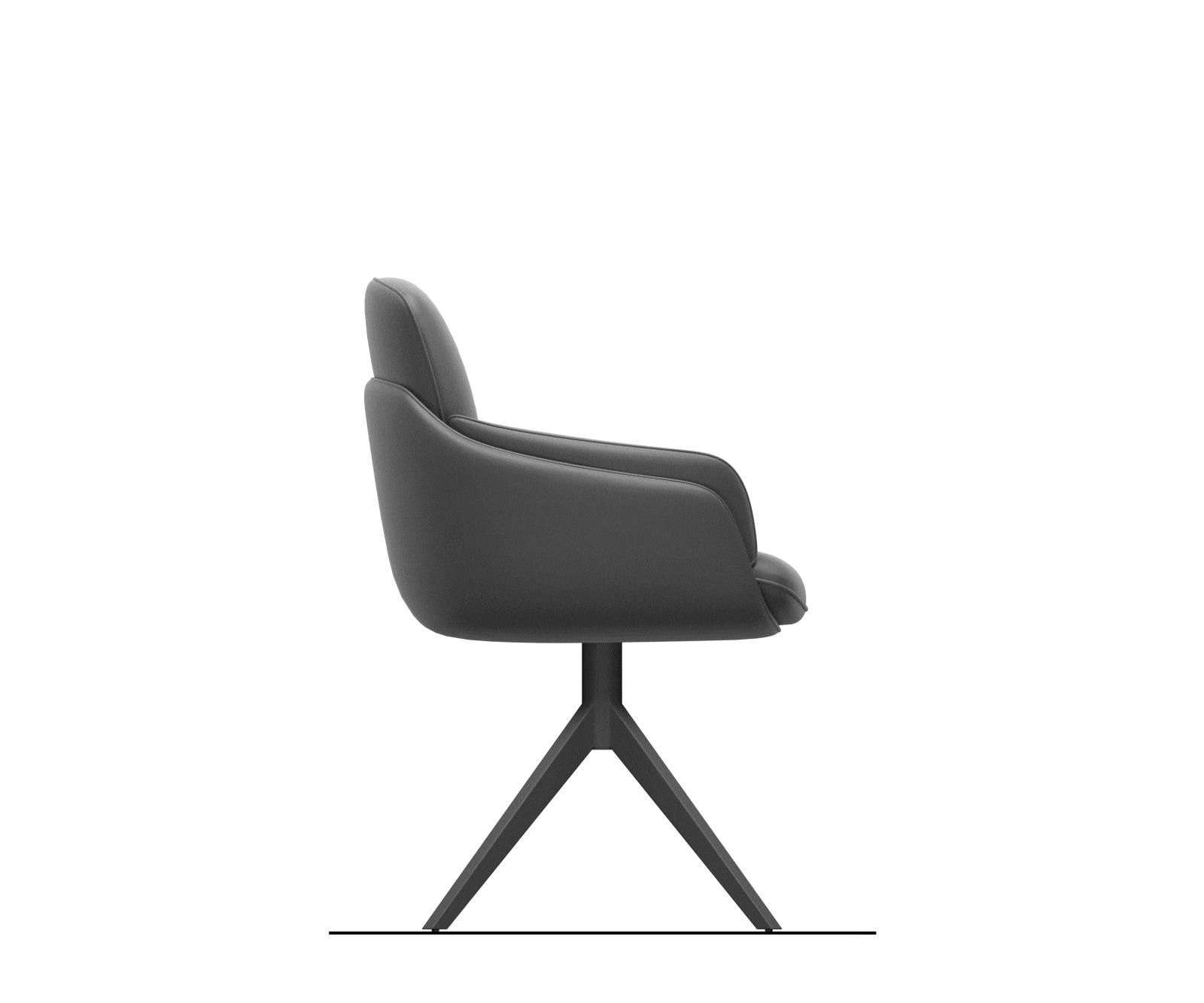 Drehstuhl Luan-Flex mit Armlehnen Chenille Rost Kreuzgestell breit Effektfinish Titan 360° drehbar Wippfunktion 6 Drehstuhl Luan-Flex mit Armlehnen Chenille Rost Kreuzgestell breit Effektfinish Titan 360° drehbar Wippfunktion 6