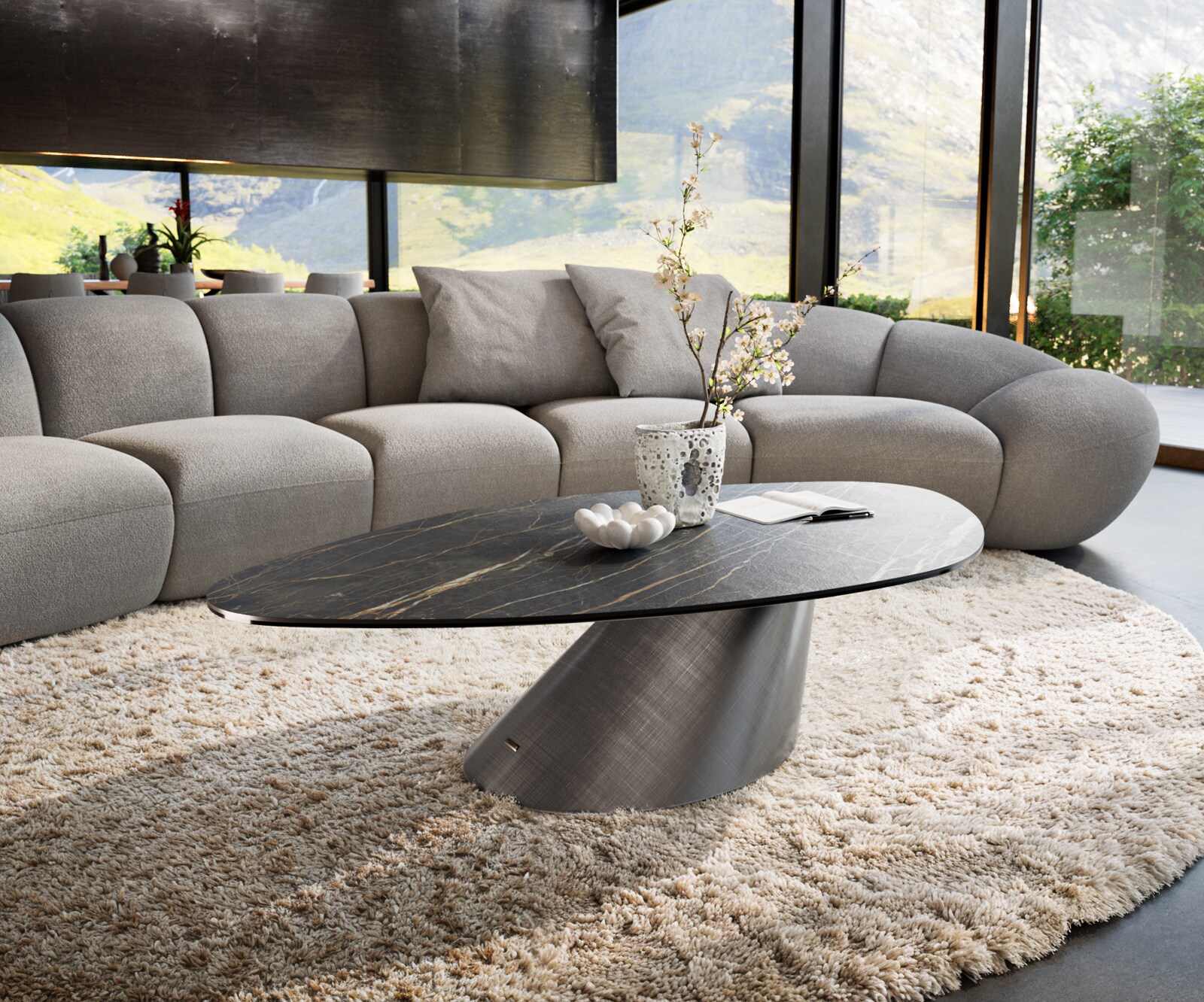 Couchtisch Edge Keramik Organisch 2
