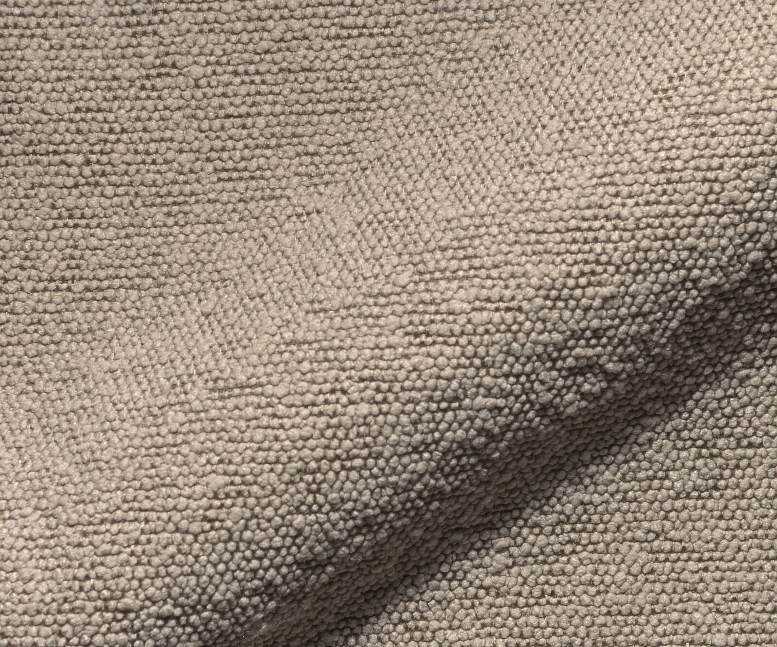 Esszimmerbank Taya-Flex 200 cm Bouclé Schlamm Kreuzgestell kantig Edelstahl Taschenfederkern 3