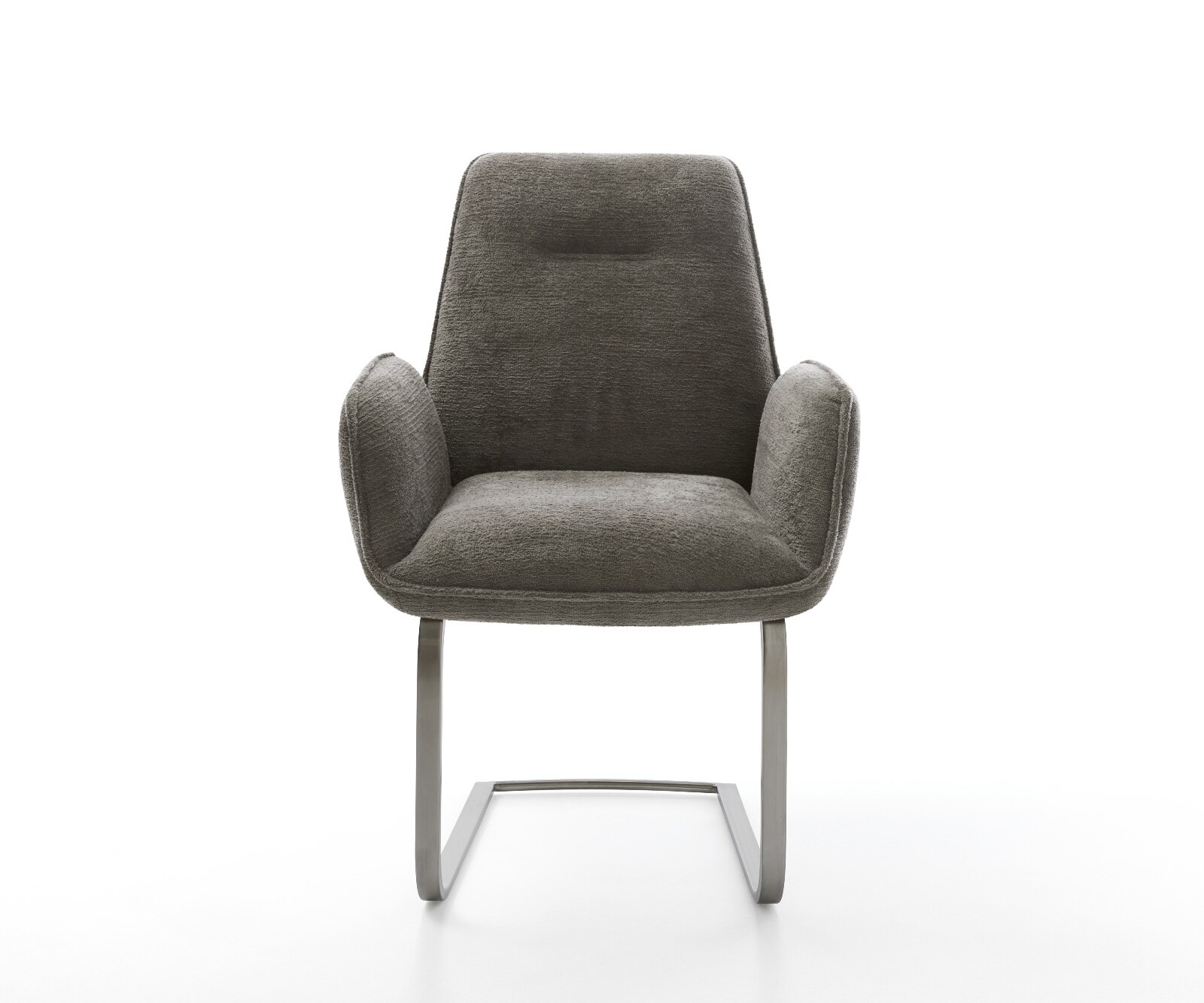 Freischwinger Zoa-Flex Bouclé Soft Schlamm Freischwinger flach Graphit Taschenfederkern 2