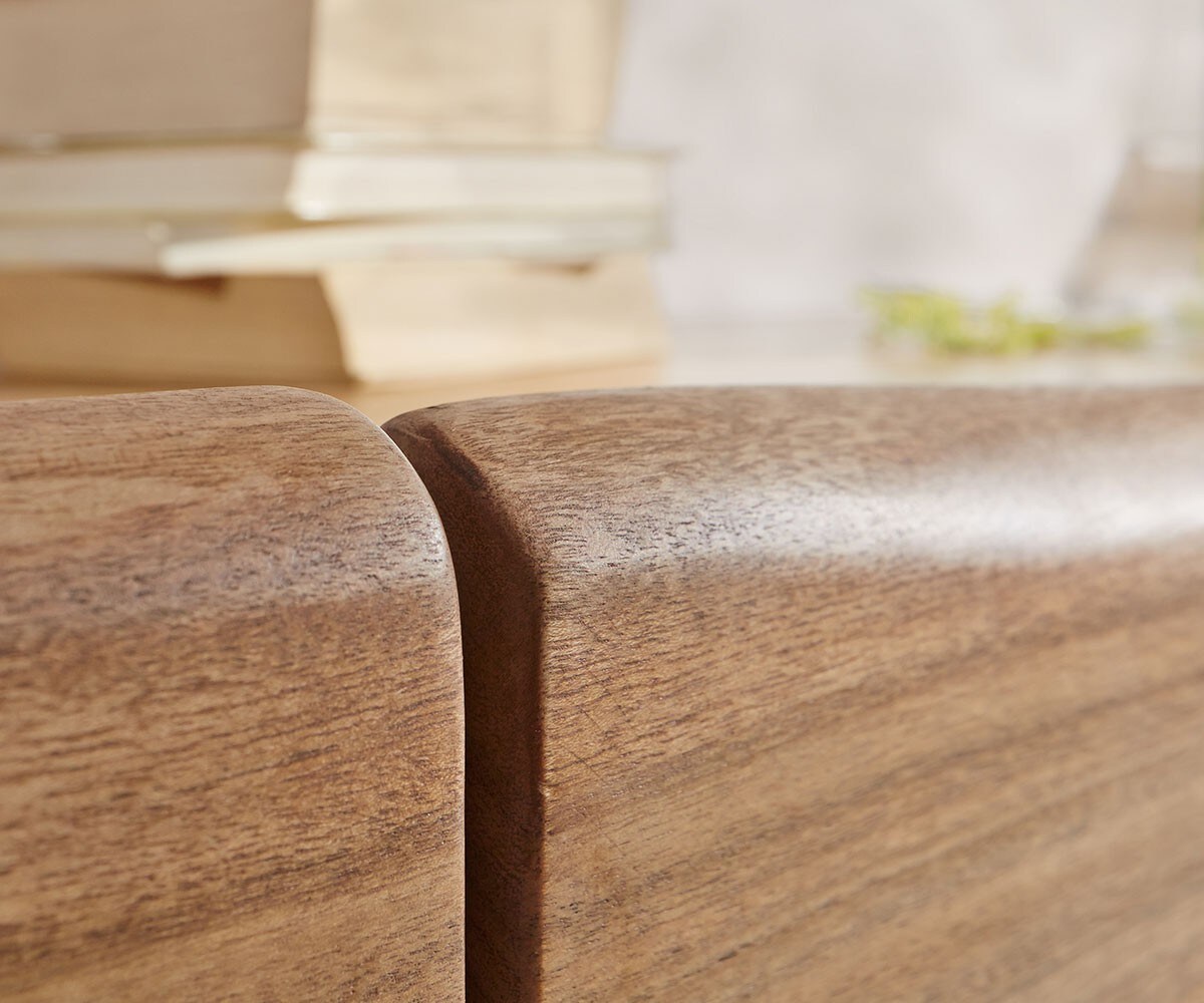 Sideboard Live-Edge 147 cm Akazie Natur 3 Türen 3 Schübe 3