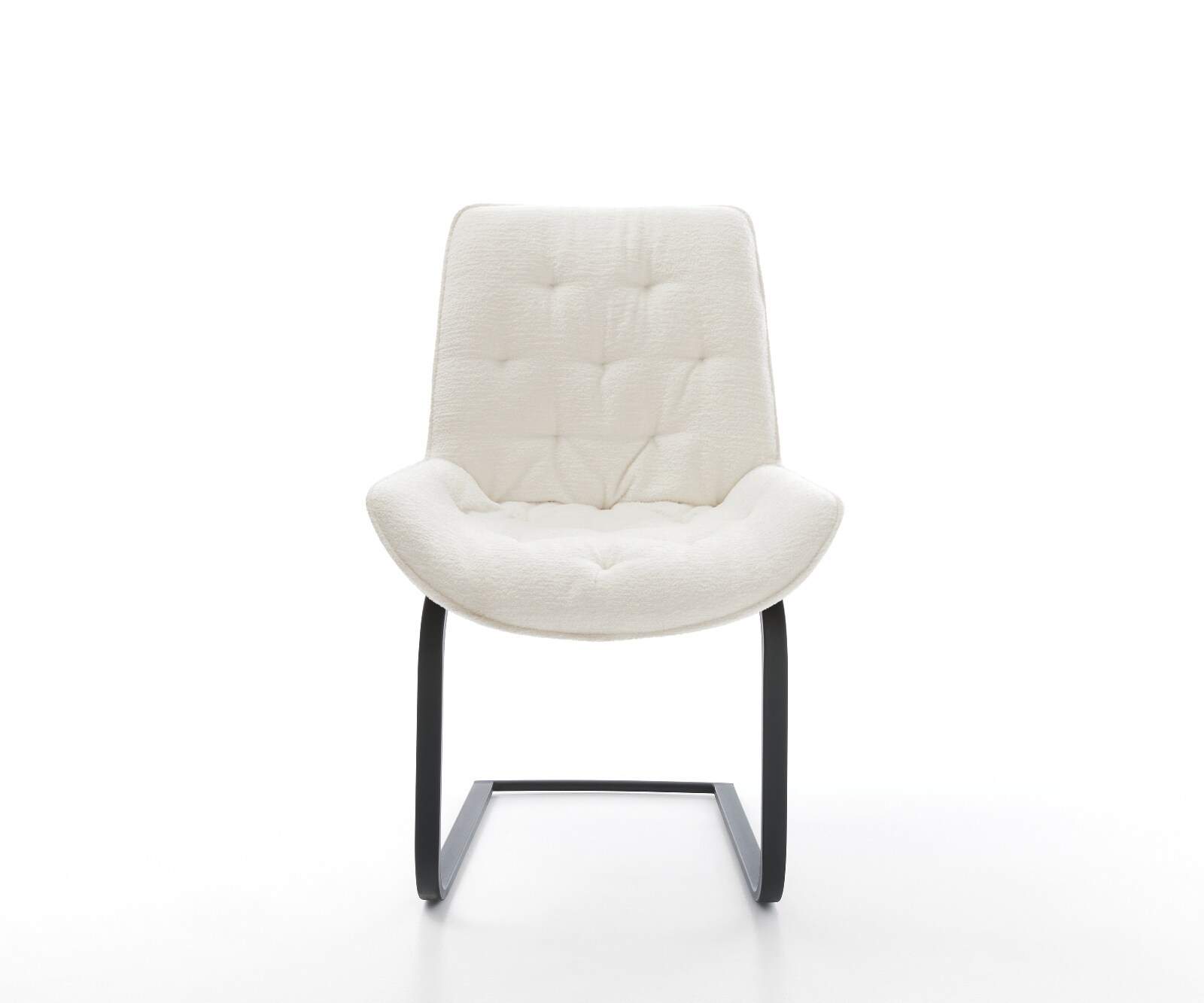 Freischwinger Taimi-Flex Bouclé Soft Beige Freischwinger flach Schwarz 2