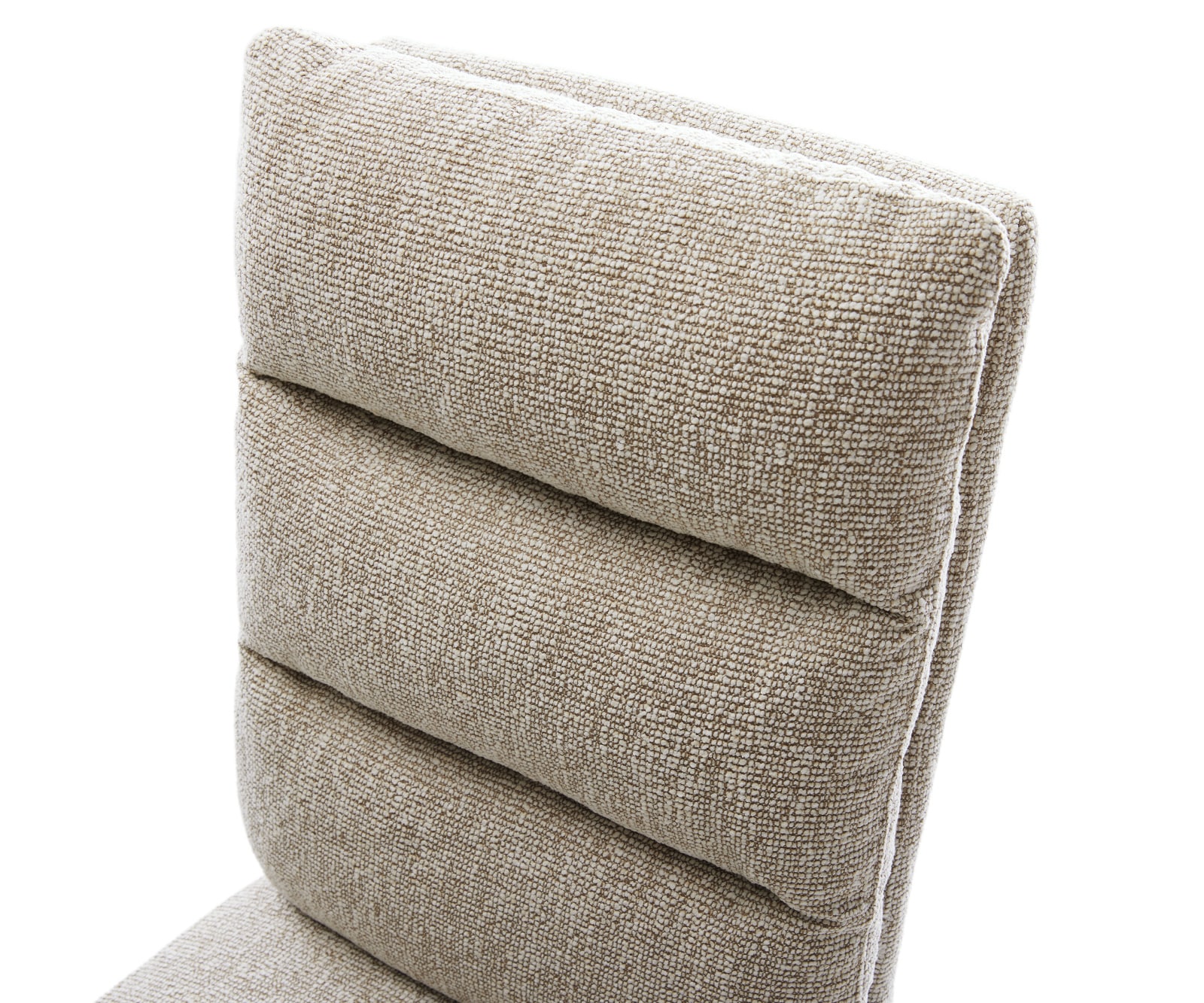 Drehstuhl Pela-Flex Webstoff Soft Beige Kreuzgestell breit Graphit 360° drehbar Wippfunktion Taschenfederkern 3