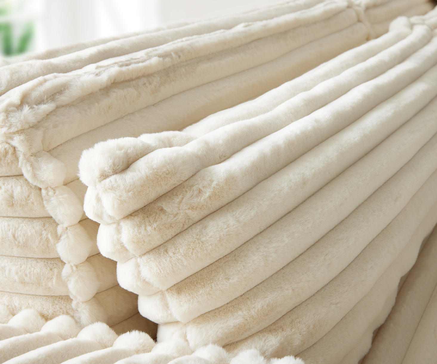 Big-Sofa Sirpio XL 270x130 cm Plüschcord Beige 6 Big-Sofa Sirpio XL 270x130 cm Plüschcord Beige 6