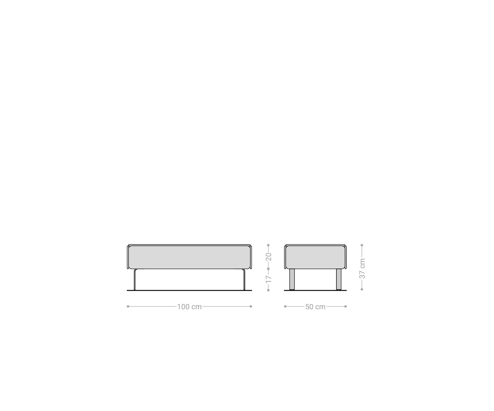 Couchtisch Shavani 100x50 cm Akazie Natur 2 Schubladen L-Fuß Metall Schwarz 6