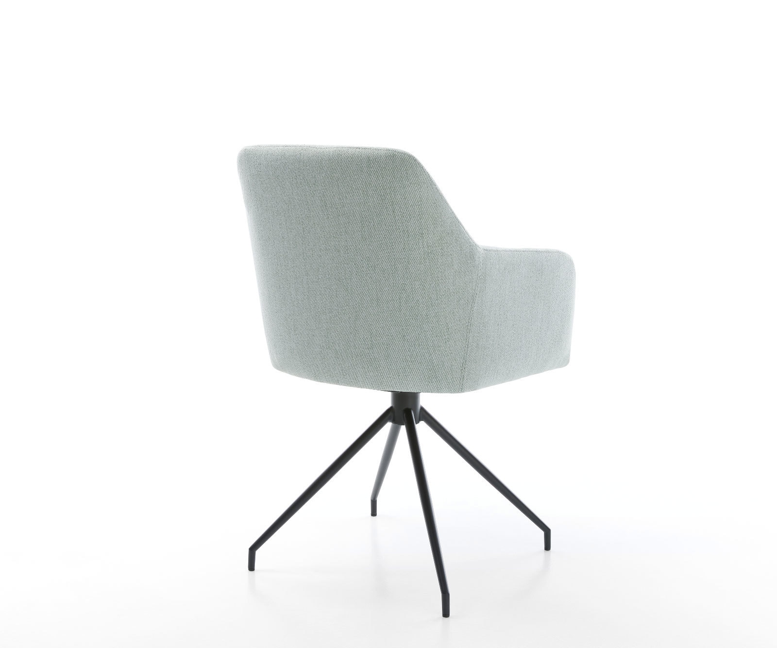 Esszimmerstuhl Greg-Flex Stripes Mint Kreuzgestell konisch Schwarz Taschenfederkern 4 Esszimmerstuhl Greg-Flex Stripes Mint Kreuzgestell konisch Schwarz Taschenfederkern 4