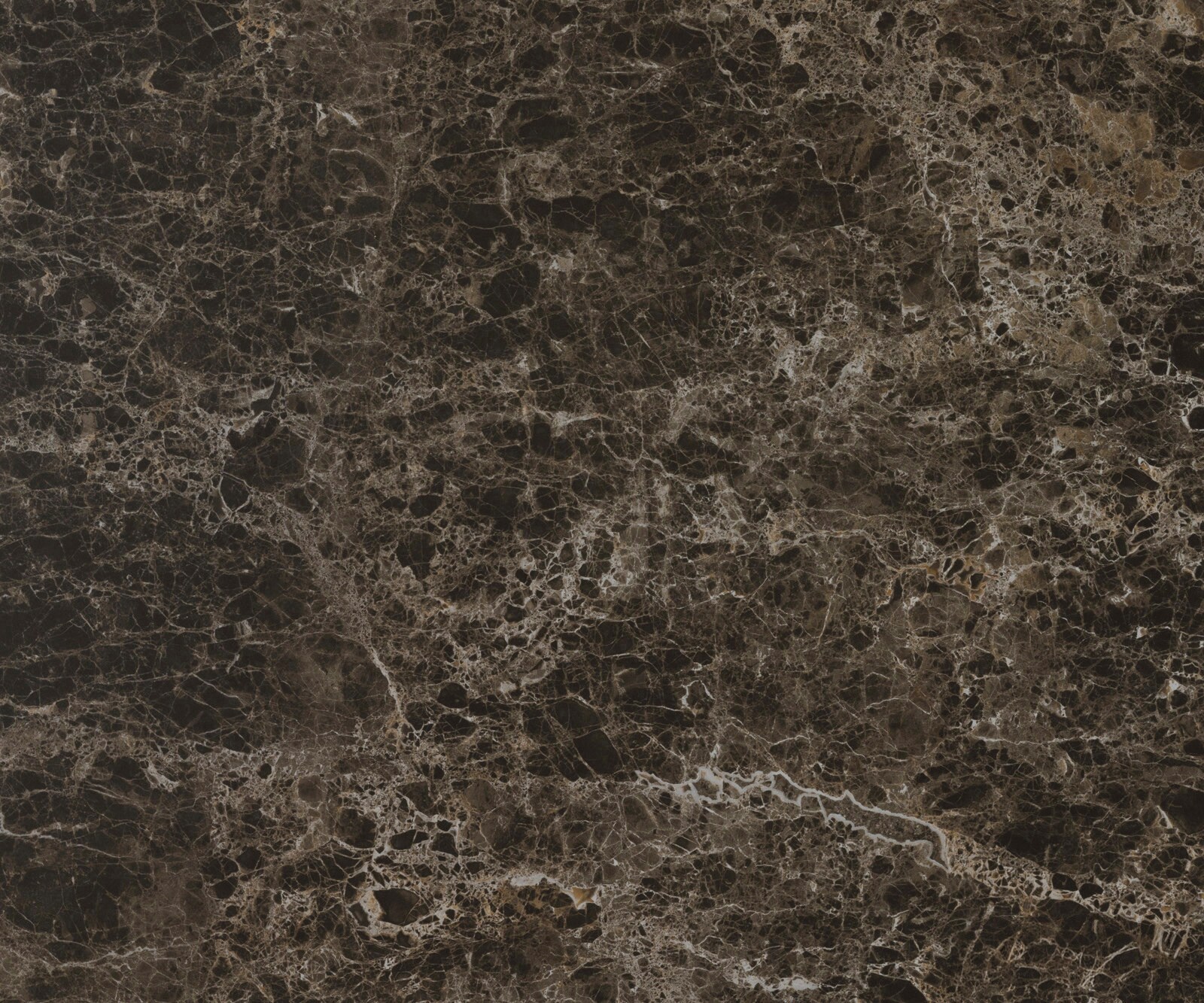 Konsolentisch Edge Polygonal 180x50 cm Keramik Emperador Extra Lucidato Dunkelbraun Spios Metall Effektfinish Titan 2