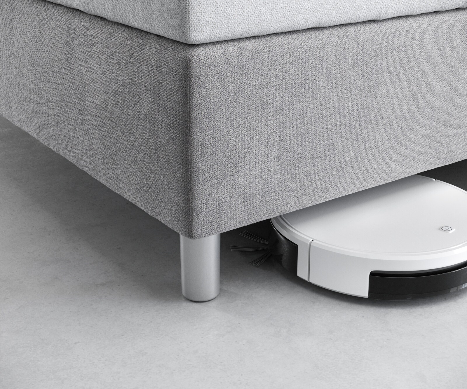 Fußset Dreambett 10 cm Kunststoff Silber 1