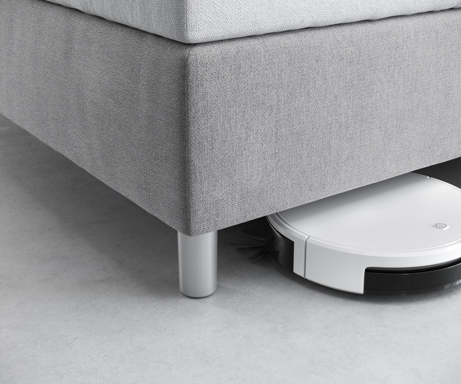 Fußset Dreambett 10 cm Kunststoff Silber 1