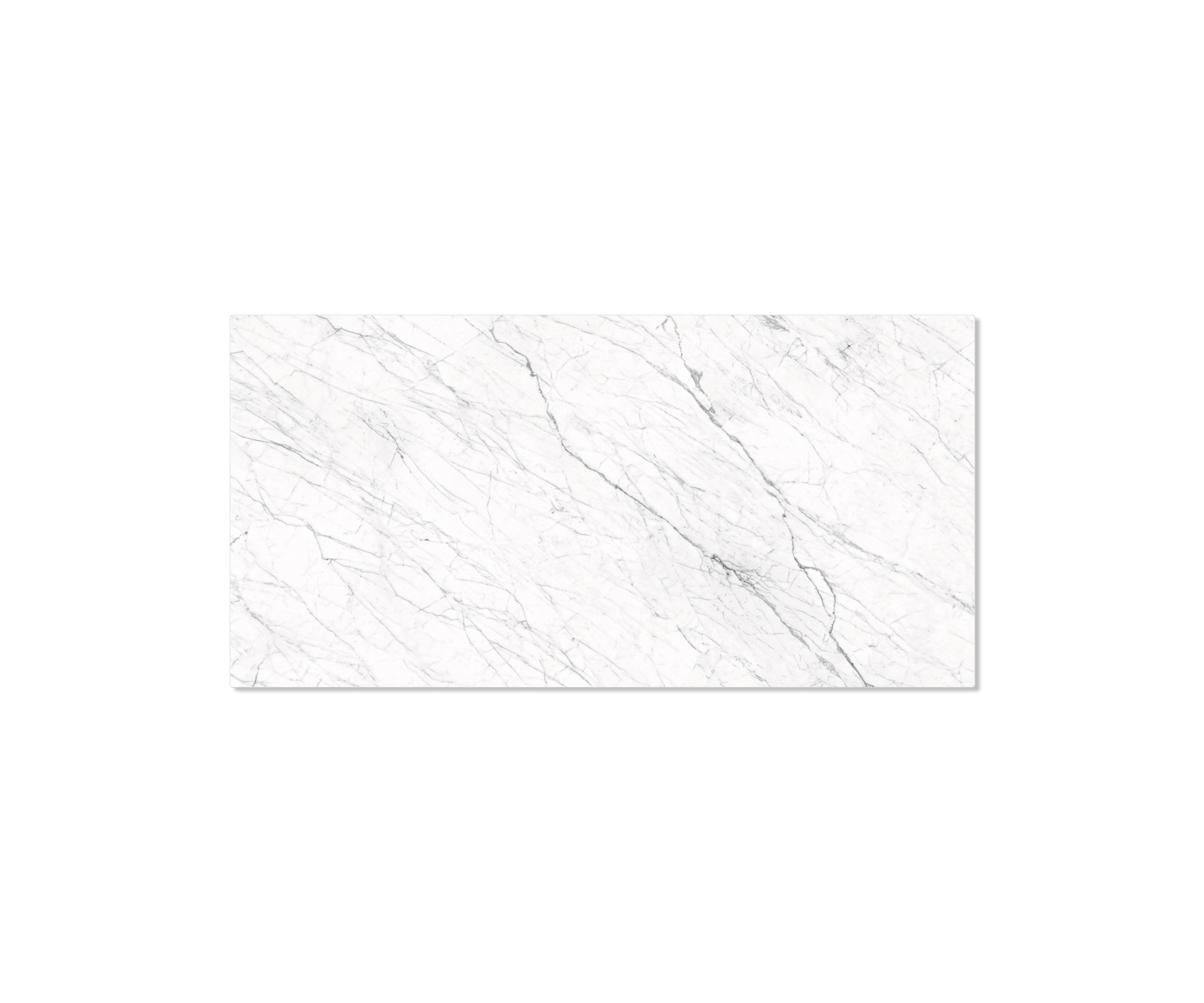 Esstisch Edge 200x100cm Keramik Laminam®Statuarietto Weiß V-Mittelfuß Schwarz 3