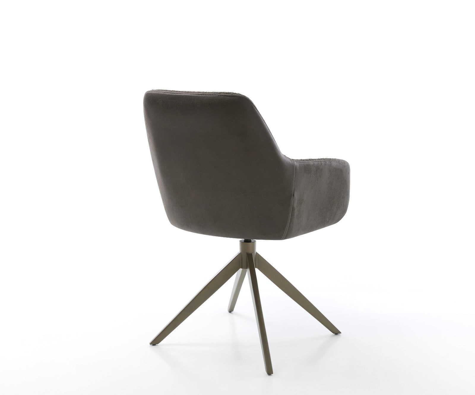 Drehstuhl Pejo-Flex Materialmix Schwarz Kreuzgestell breit Effektfinish Titan 360° drehbar Wippfunktion Taschenfederkern 4 Drehstuhl Pejo-Flex Materialmix Schwarz Kreuzgestell breit Effektfinish Titan 360° drehbar Wippfunktion Taschenfederkern 4
