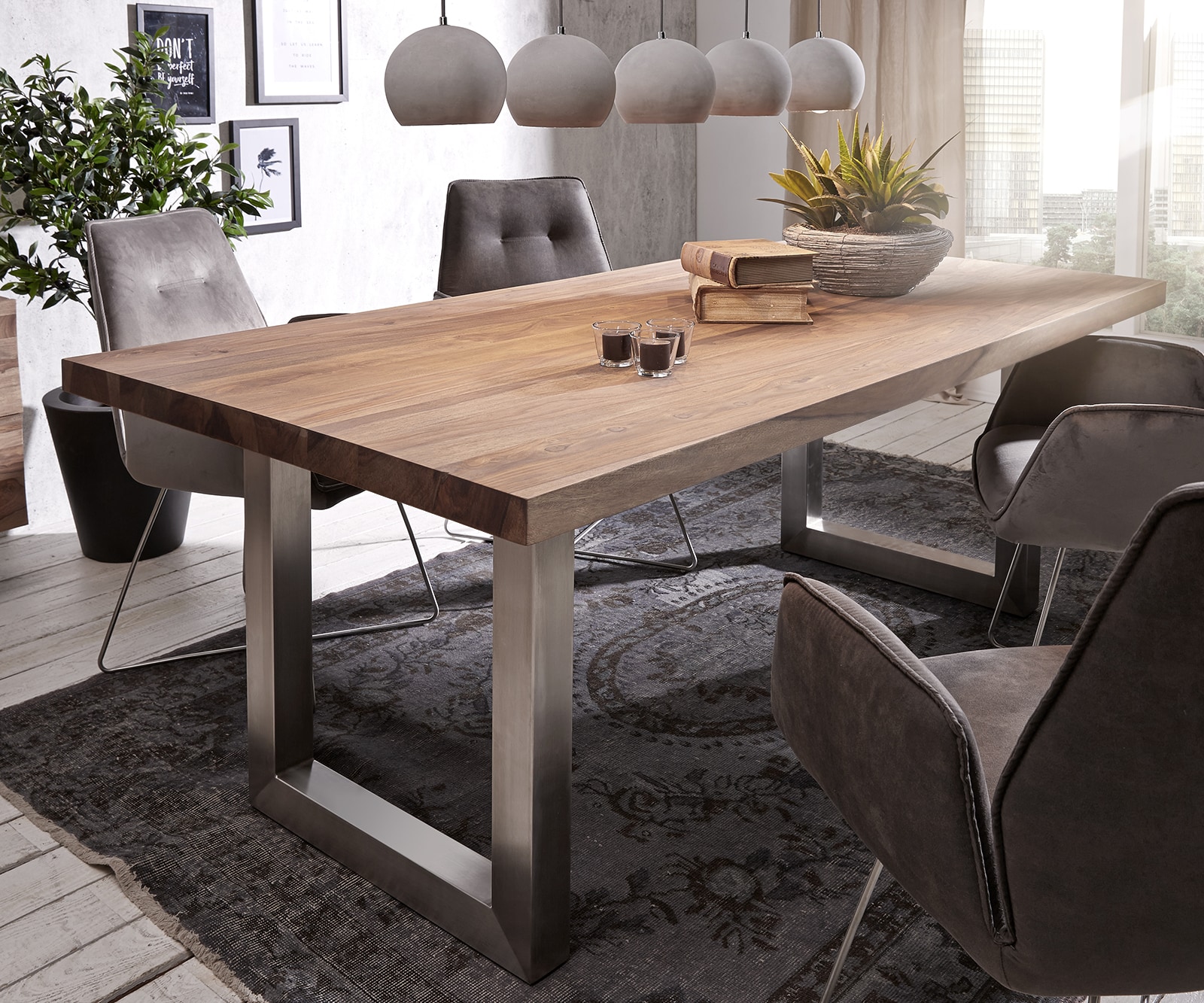 Esstisch Edge Massivholz Rechteck 3 Esstisch Edge Massivholz Rechteck 3