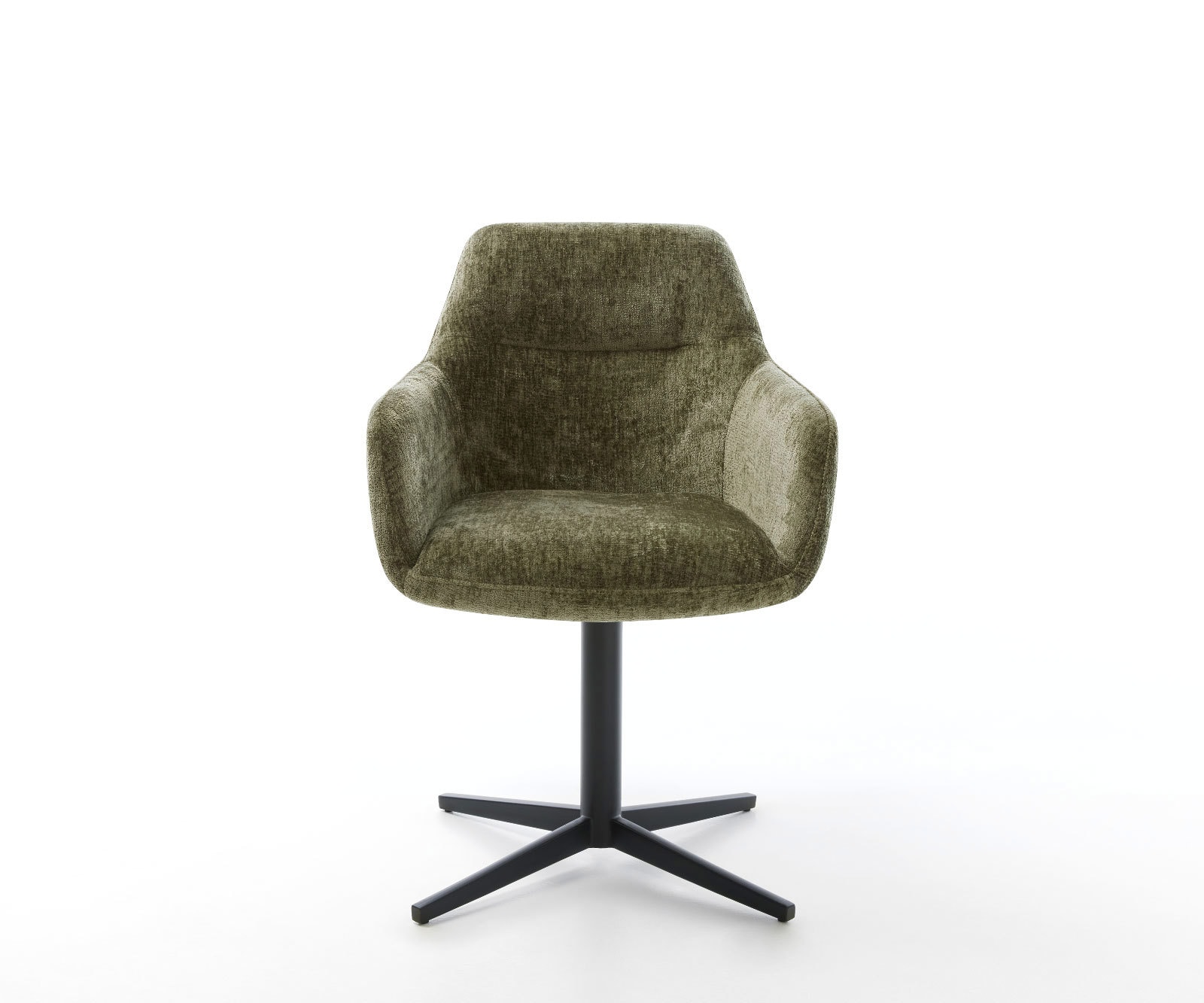 Drehstuhl Pejo-Flex Chenille Olive Fußkreuz Schwarz 360° drehbar Taschenfederkern 1 Drehstuhl Pejo-Flex Chenille Olive Fußkreuz Schwarz 360° drehbar Taschenfederkern 1