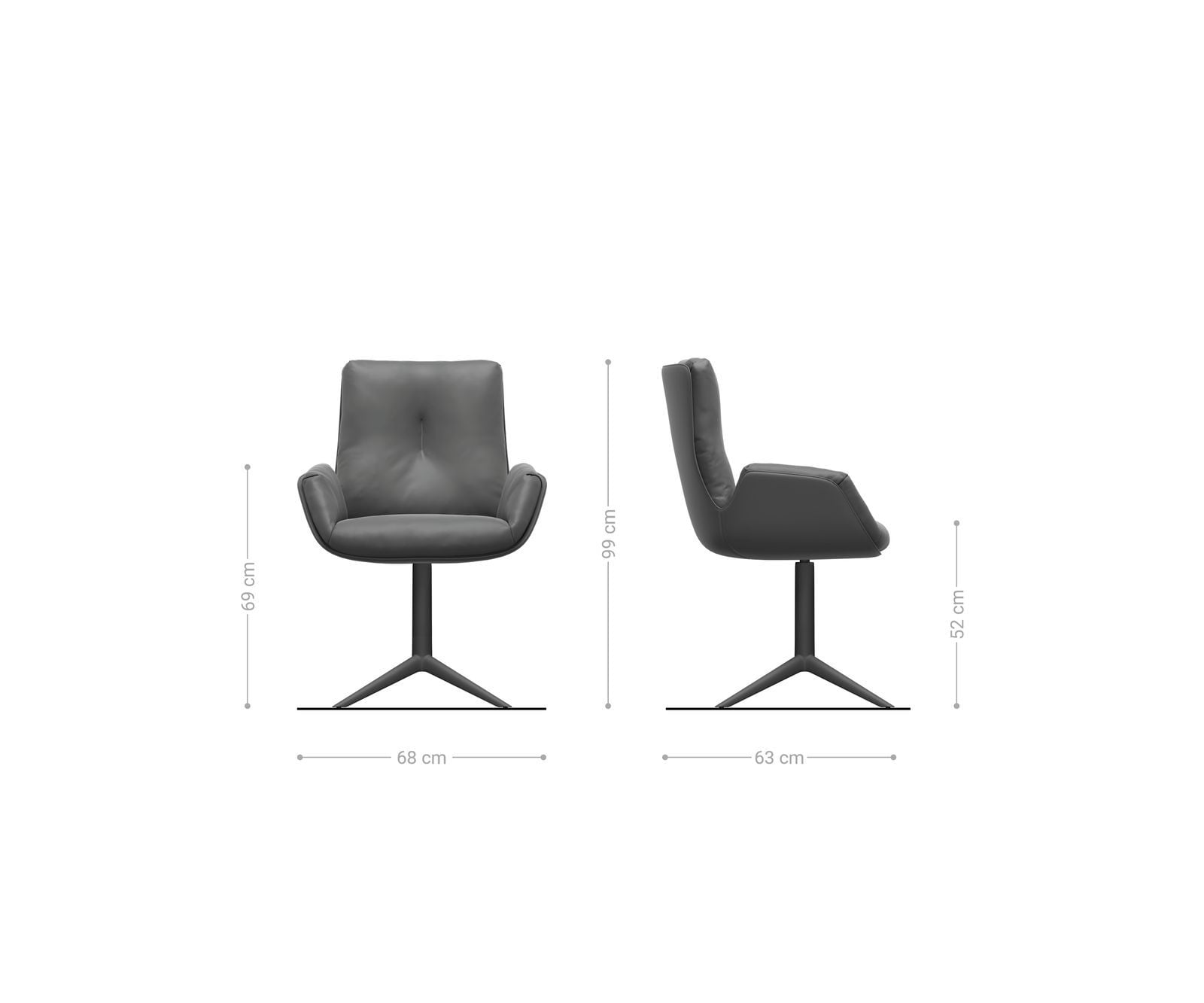 Drehstuhl Clea-Flex Chenille Olive Fußkreuz Schwarz 360° drehbar Wippfunktion 5 Drehstuhl Clea-Flex Chenille Olive Fußkreuz Schwarz 360° drehbar Wippfunktion 5