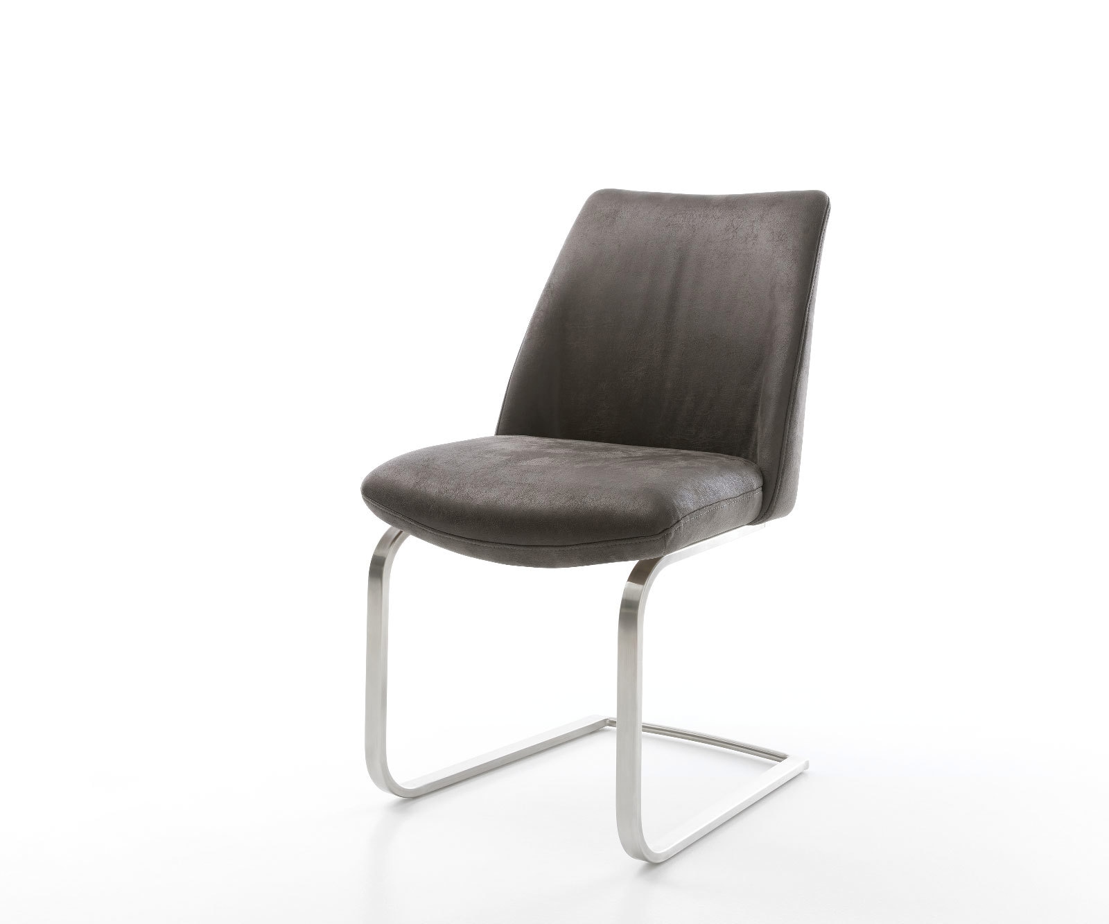 Freischwinger Elso-Flex Mikrofaser Anthrazit Vintage Freischwinger flach Ed günstig online kaufen
