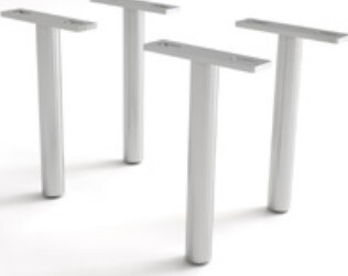 Fuß Rund Edelstahl 20cm (4er Set) 4