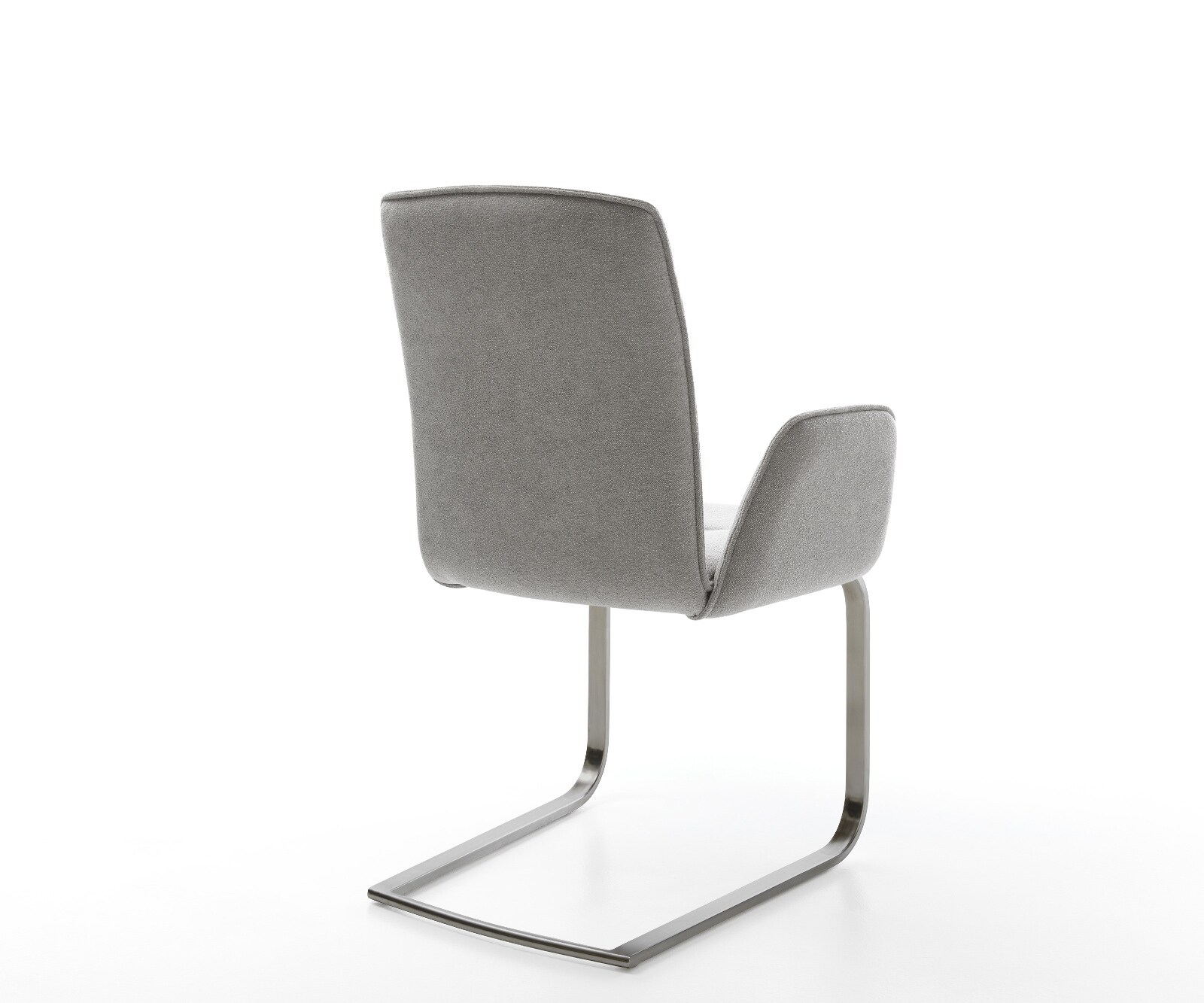 Freischwinger Vinja-Flex Strukturstoff Soft Grau Freischwinger flach Graphit 5