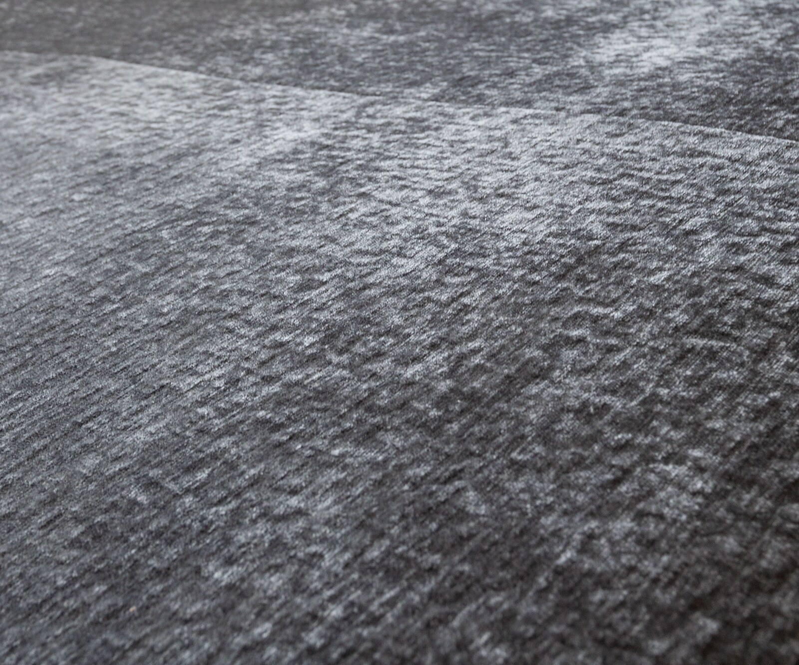 Ecksofa Sottil 290 x 165cm Chenille Grau Recamiere rechts 2