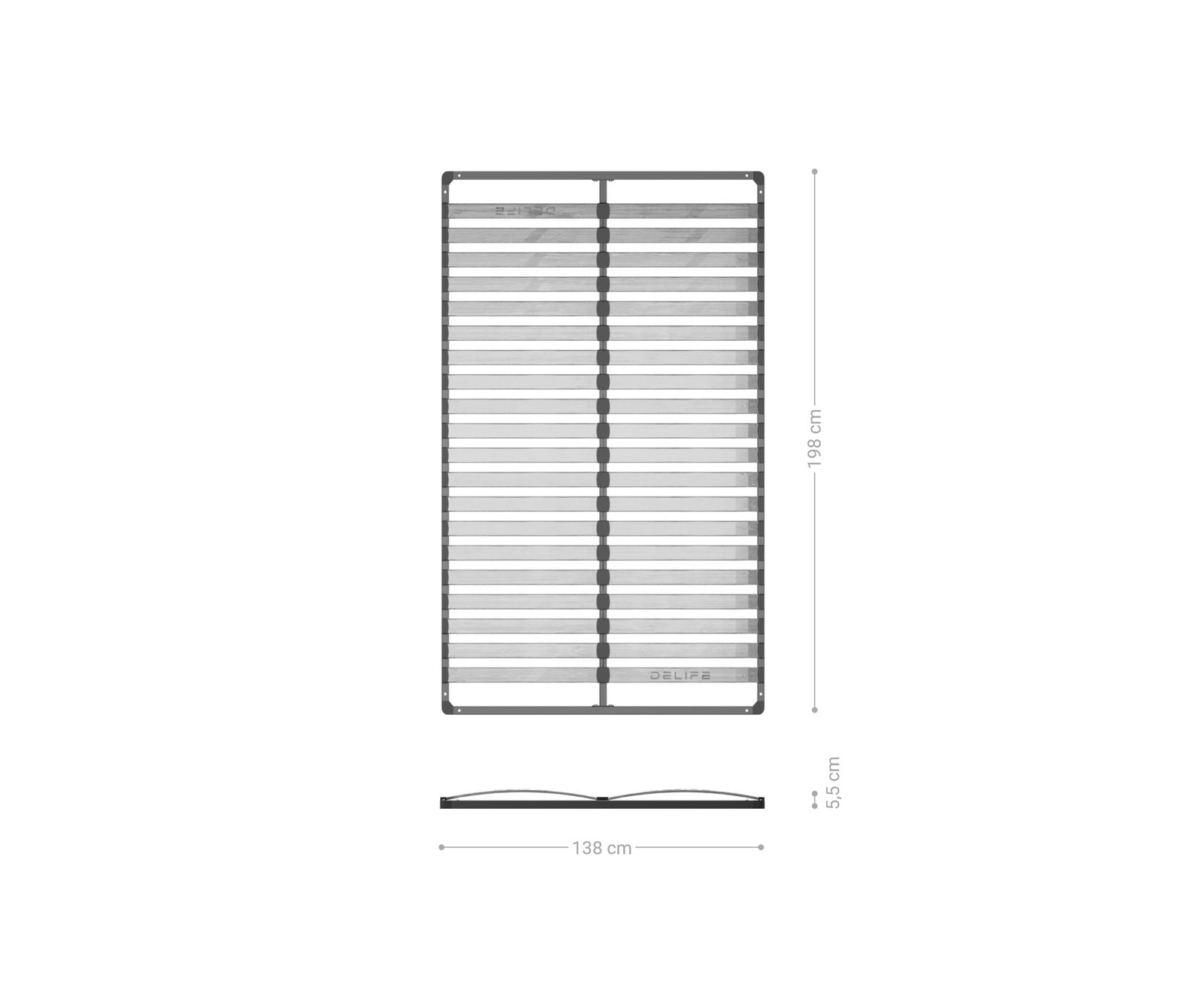 Lattenrost für Designer Polsterbettgestell 140 cm 1 Lattenrost für Designer Polsterbettgestell 140 cm 1