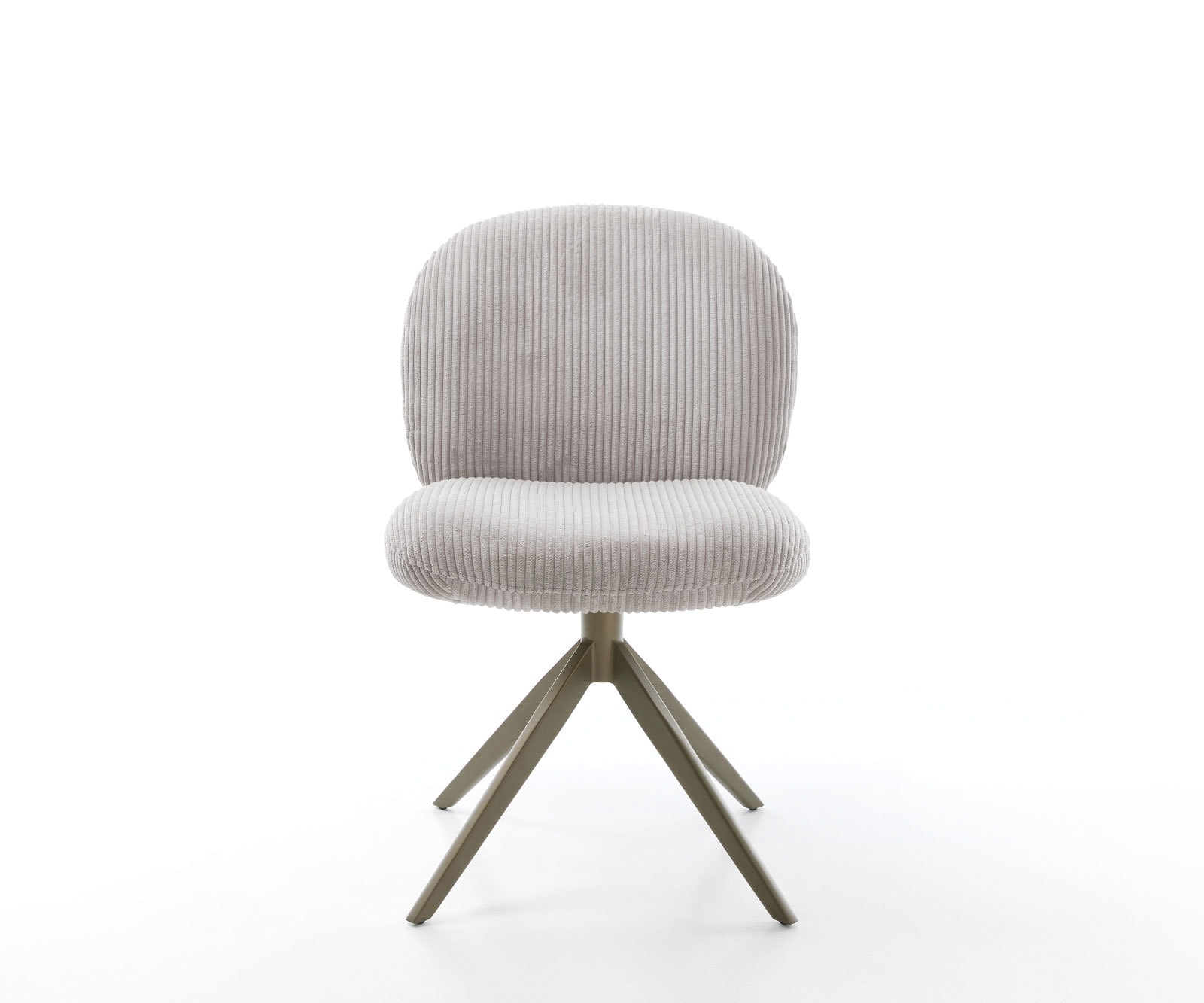 Drehstuhl Nube-Flex Cord Silbergrau Kreuzgestell breit Effektfinish Titan 360° drehbar Taschenfederkern 2