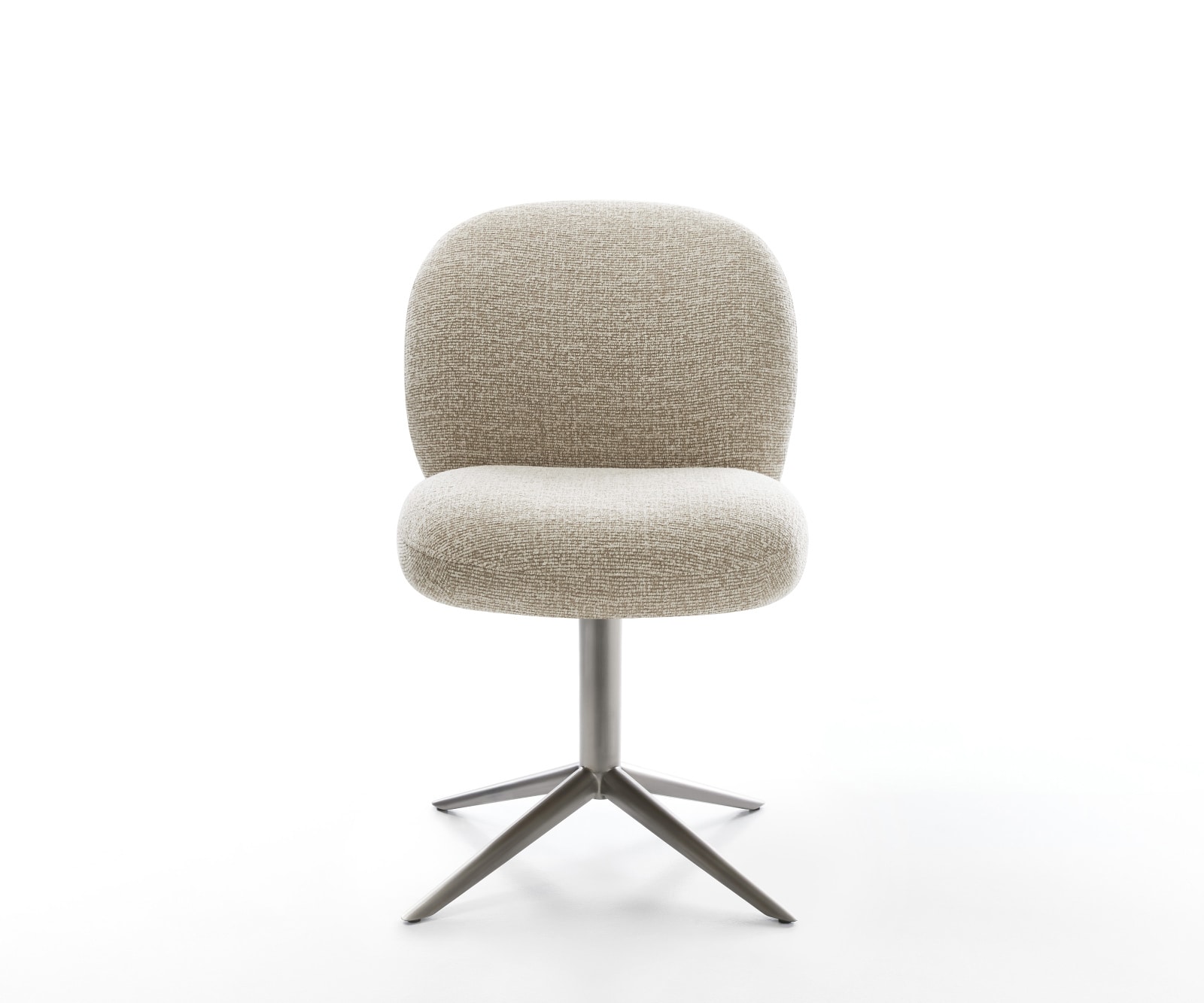 Drehstuhl Nube-Flex Webstoff Soft Beige Fußkreuz Graphit 360° drehbar Wippfunktion Taschenfederkern 2
