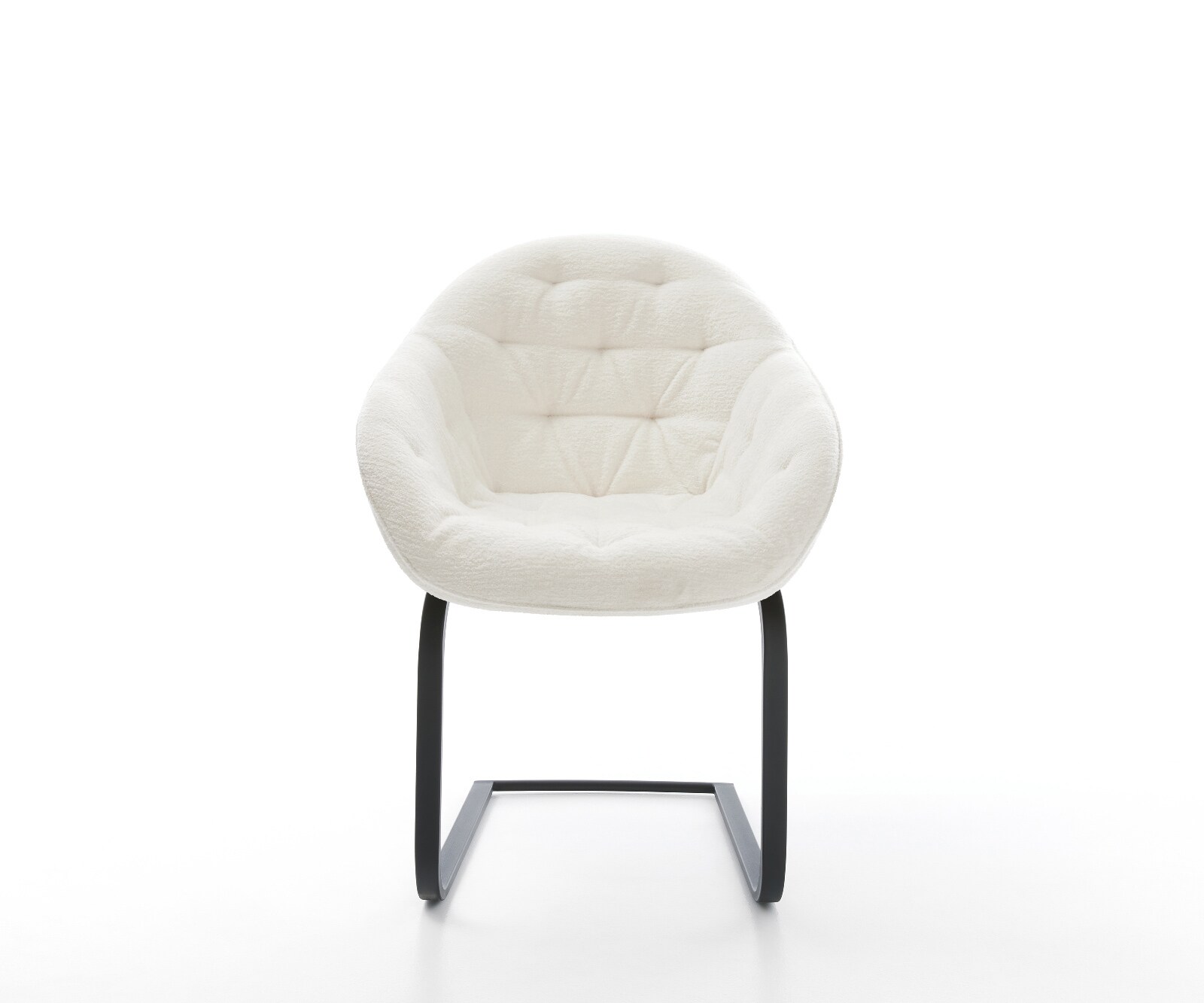 Freischwinger Gaio-Flex Bouclé Soft Beige Freischwinger flach Schwarz 2